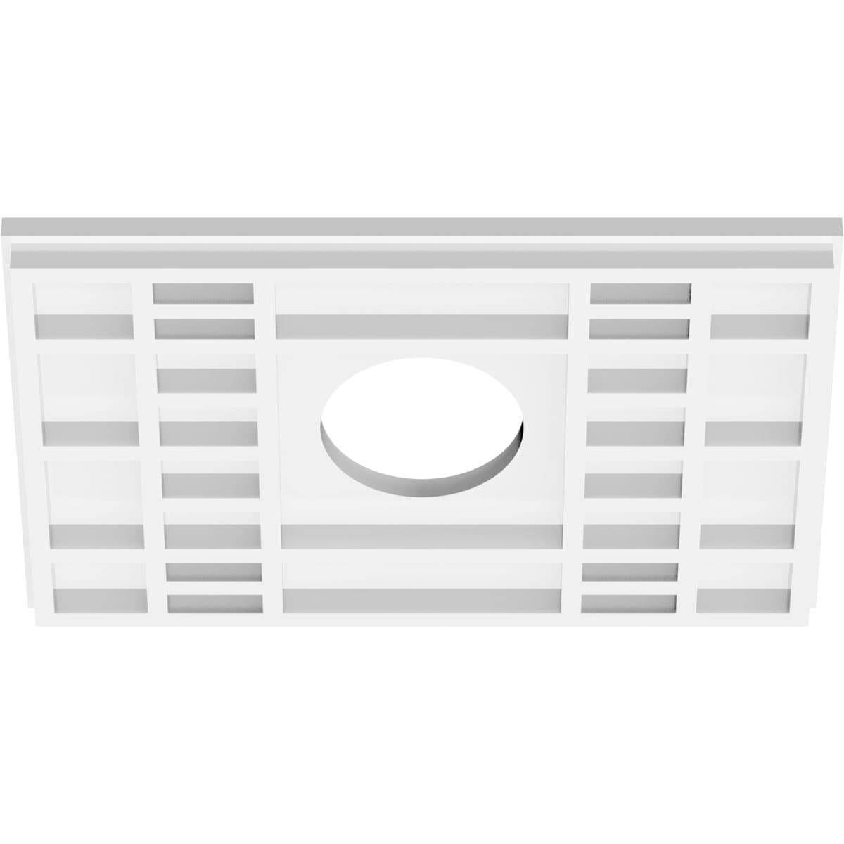Ekena Millwork CMP12X8BX-03000 Ceiling-Medallions - View #2