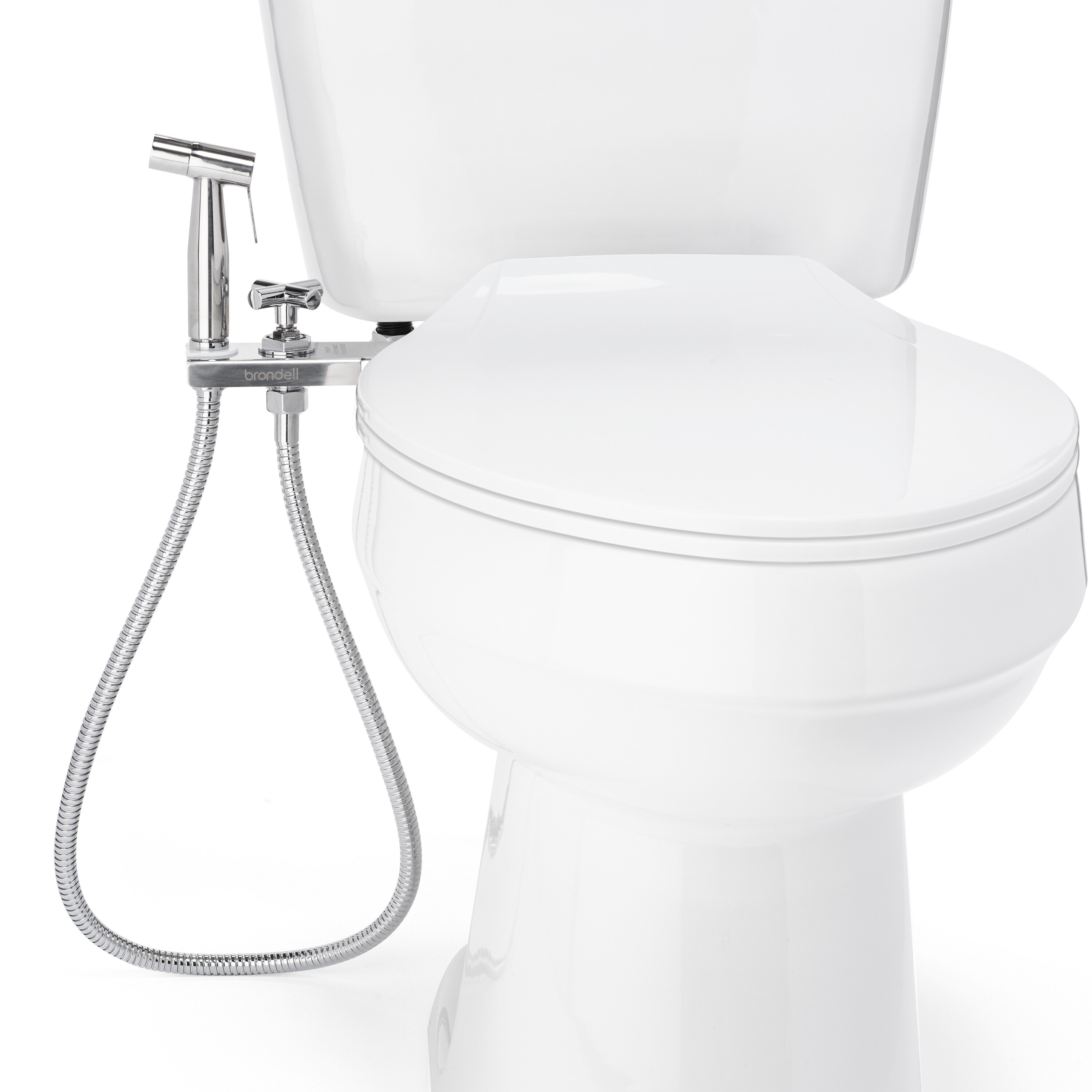 Stainless Steel Handheld Bidet Sprayer with Holster and Shut Off Valve