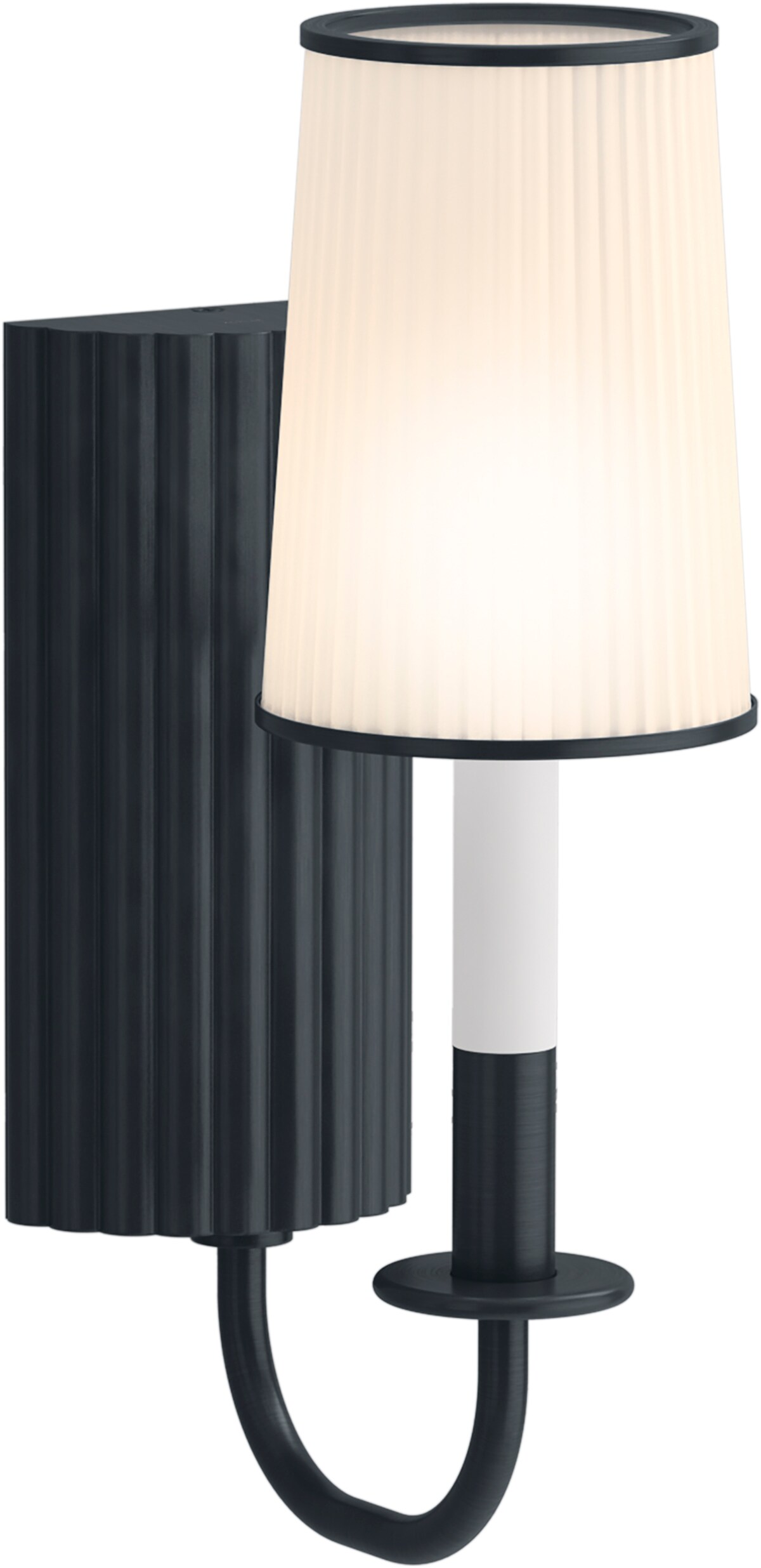 KOHLER 27438-SC01-GNL Tresdoux 4.81-in W 1 -Light Black Wall Sconce