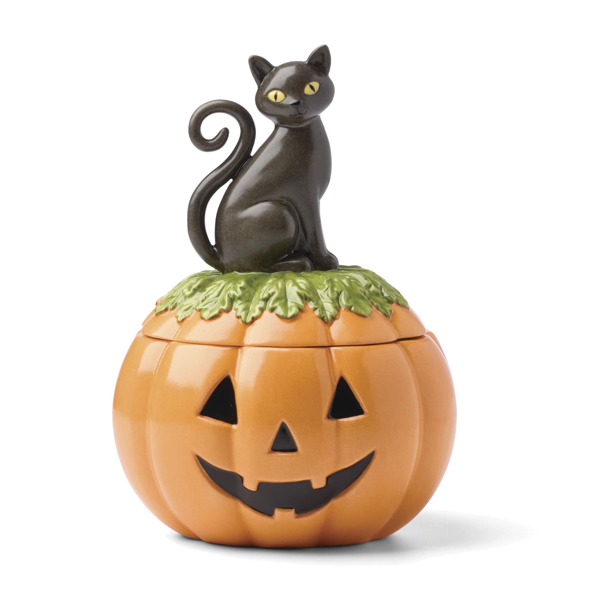 Wudkey 5in W x 7.25in H 1-Piece Multi Porcelain Halloween Candy Jar