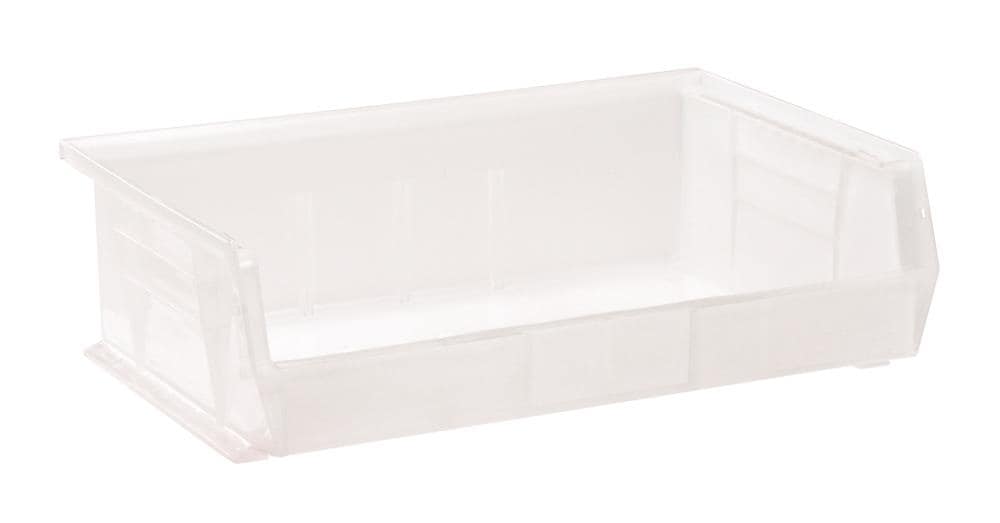 Rumbeast 5 Pack Plastic Storage Boxes, White Storage Baskets Home Tidy Open  Storage Bins with Handles, Rectangular Storage Basket for Kitchen