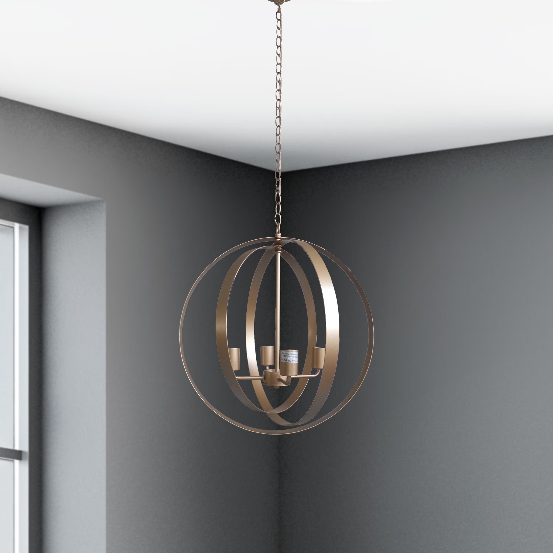 Whitfield Lighting CH6985-20GL Pendant-Lights - View #2