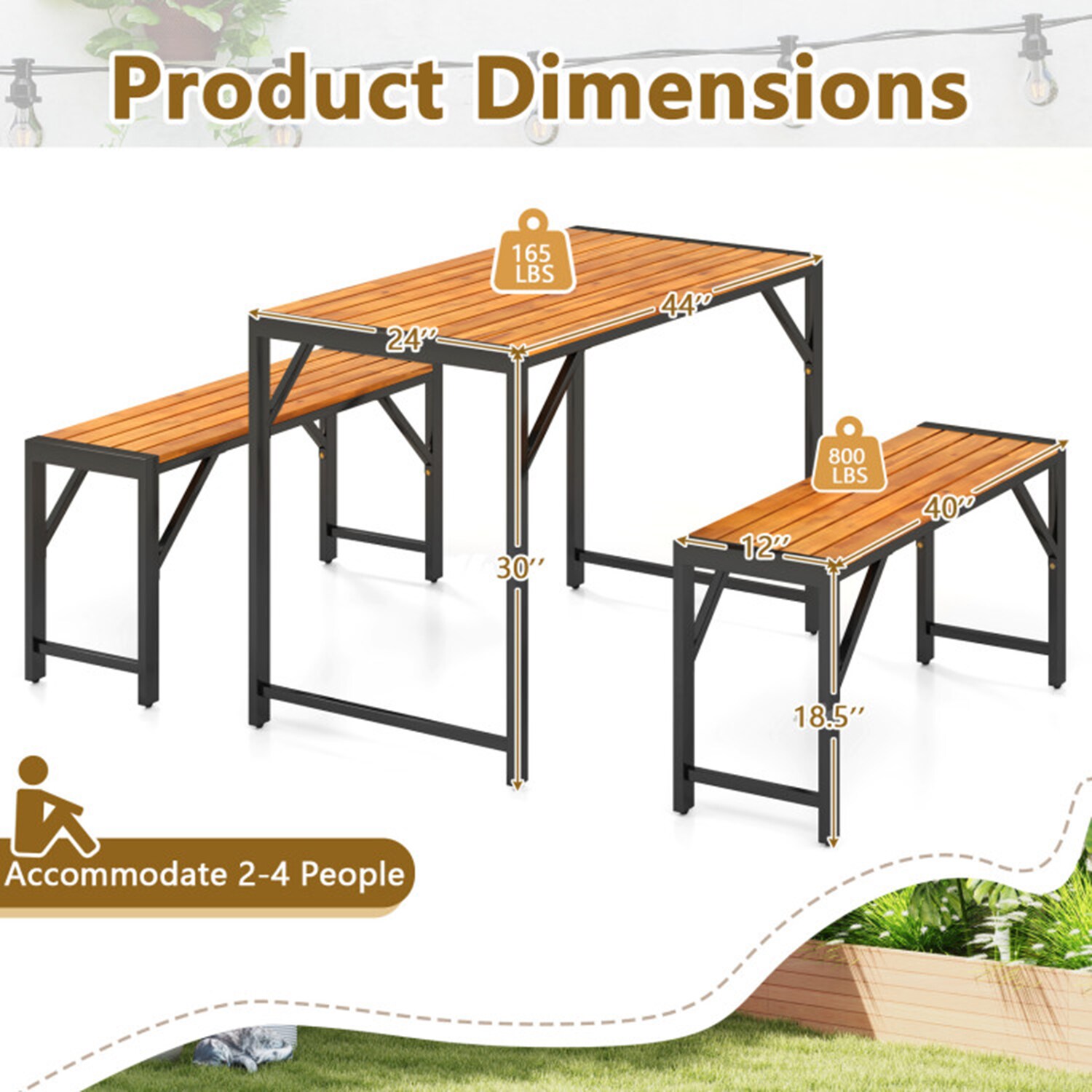Mondawe 64BL-HY Patio-Dining-Sets - View #8