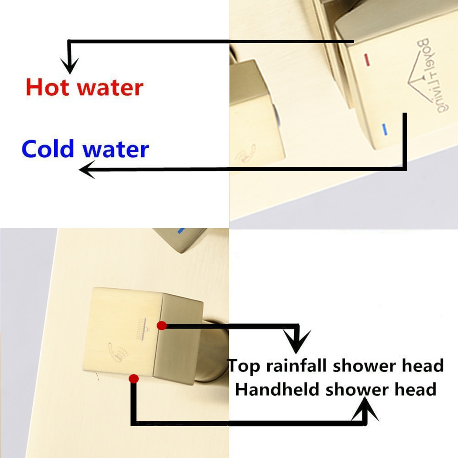 GZMR GZ-MS0912ORB Showerhead-Bar-Panels - View #5