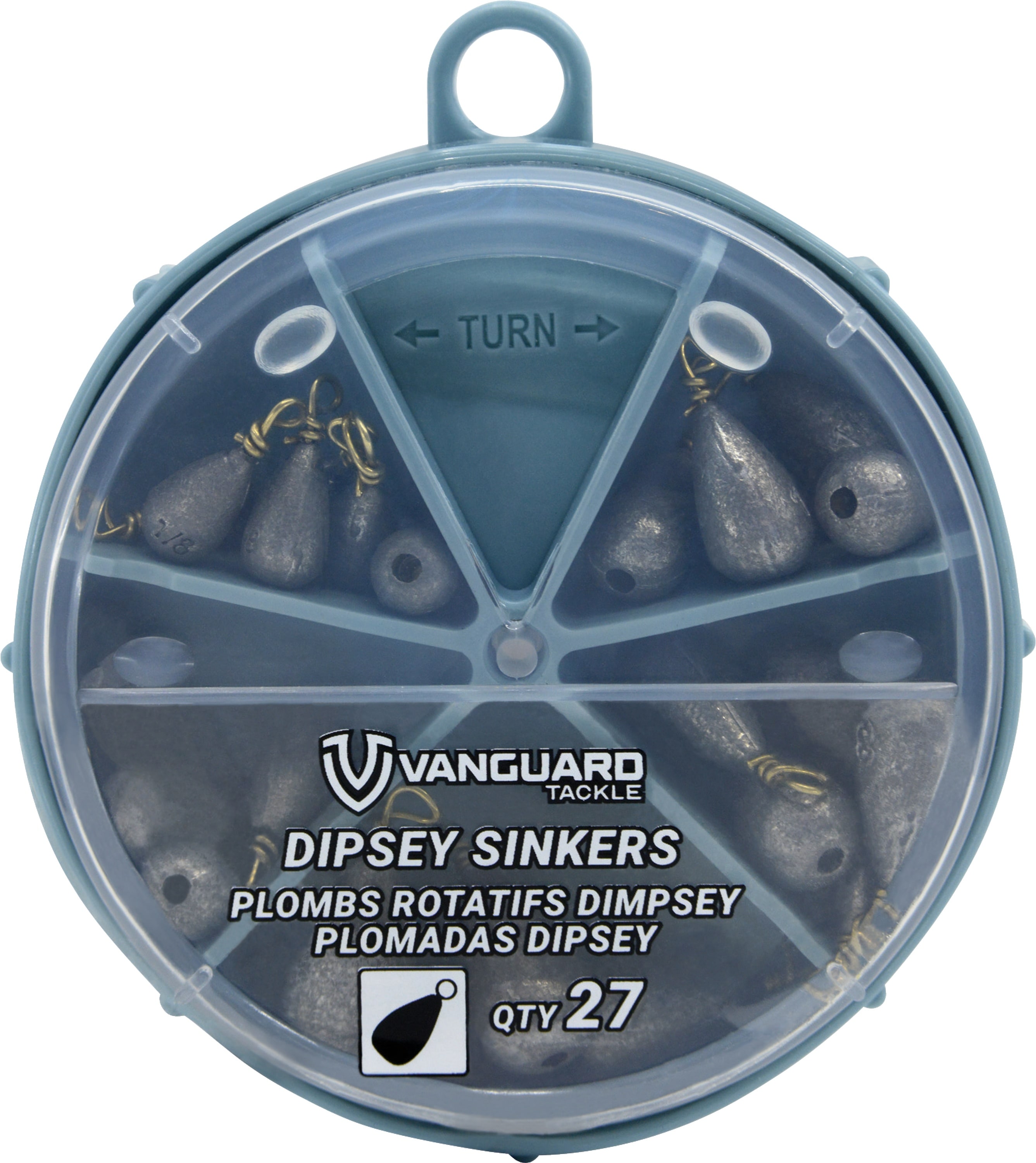 SOUTH BEND COMPONENTS SouthBend Silver Bass Casting Sinker Assortment - 28 Piece Kit