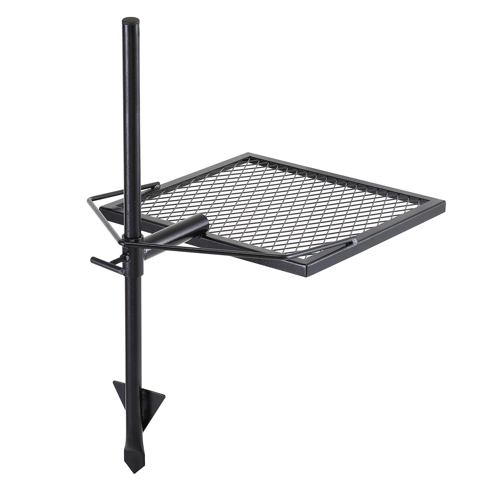 SVOPES SVOPESLSYYKJD02533V0 Swivel Campfire Grill 26.6-in x 16-in Rectangle Steel Grilling grate