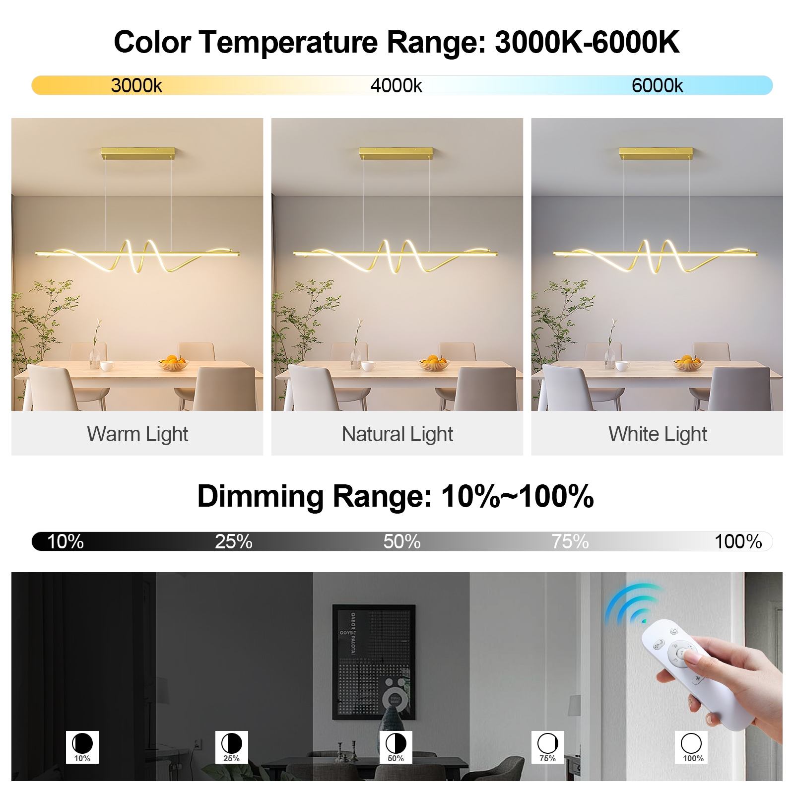 ZHLLMQ JP-3106-1200-GOLD Pendant-Lights - View #3