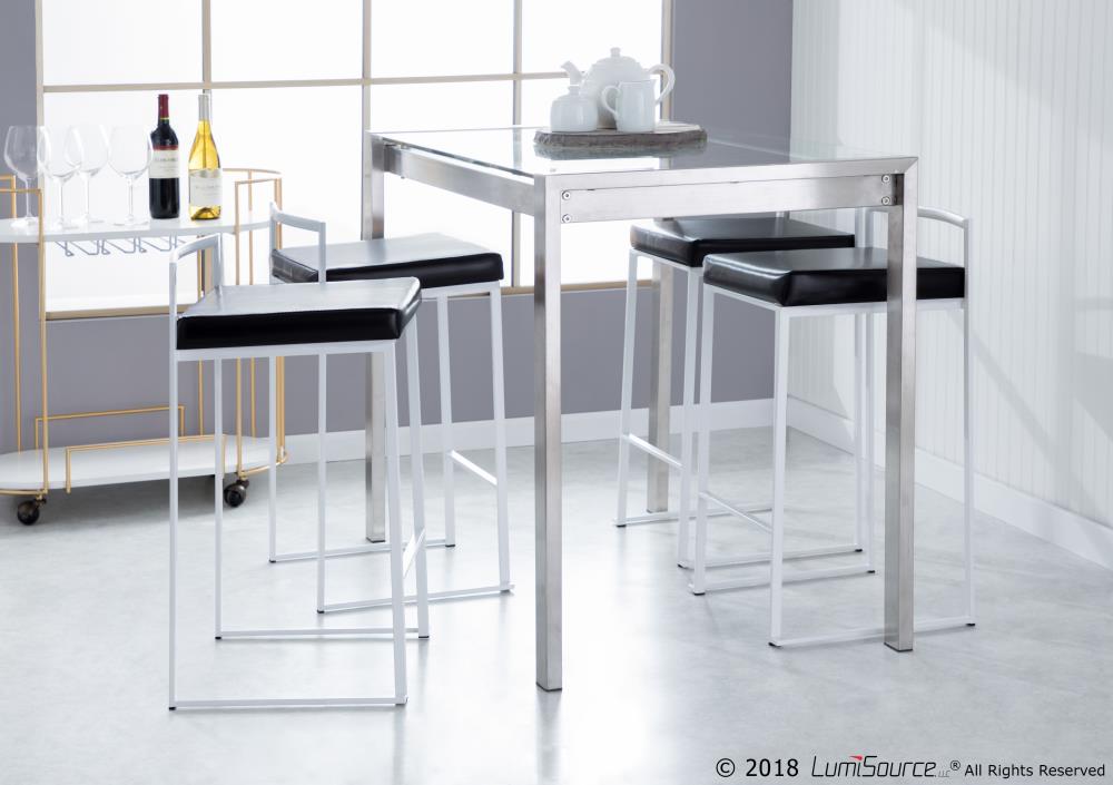 LumiSource B26-FUJI W+BK2 stools - View #10