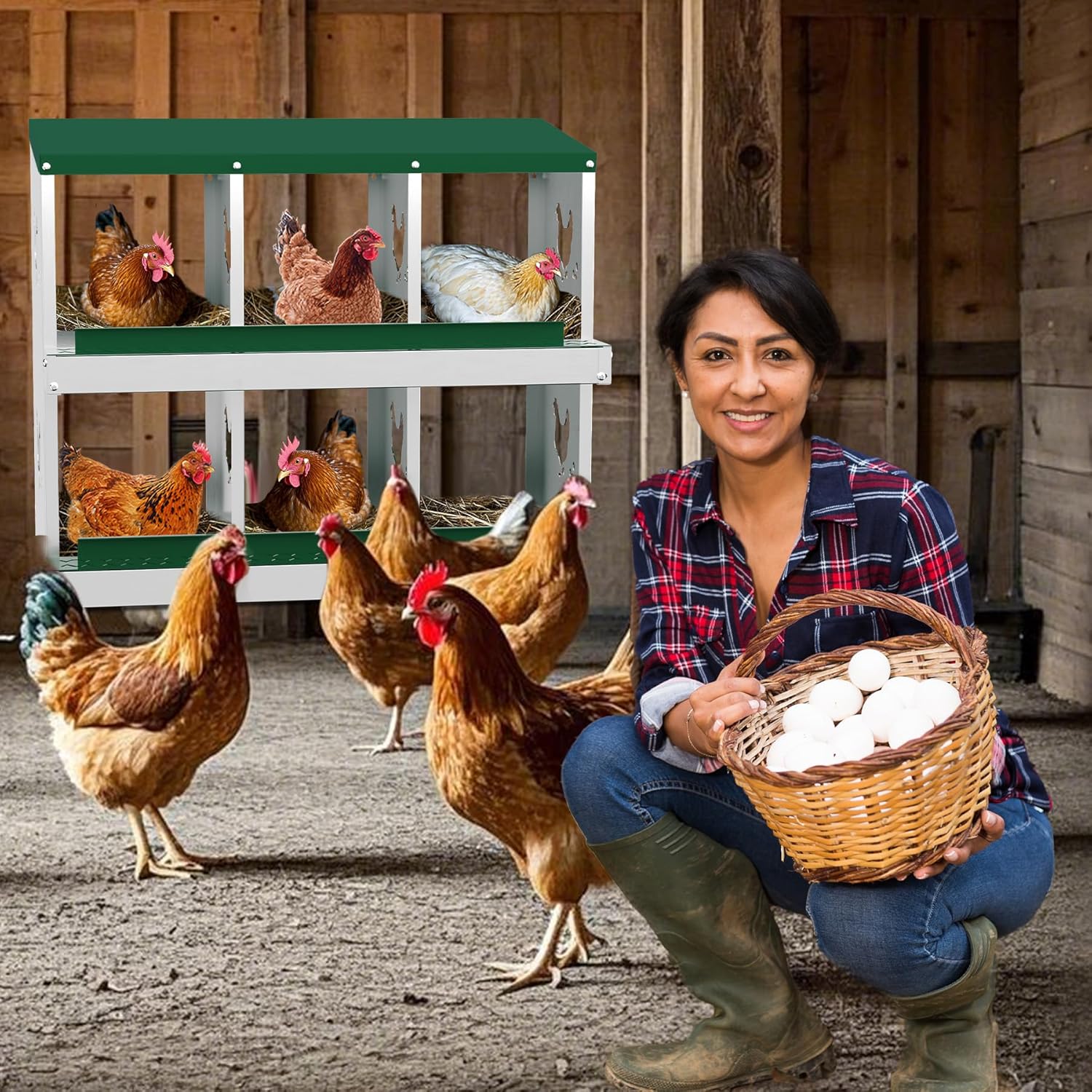 Qeetex GGL-PHO-348SBN54 Chicken-Coops-Rabbit-Hutches - View #2