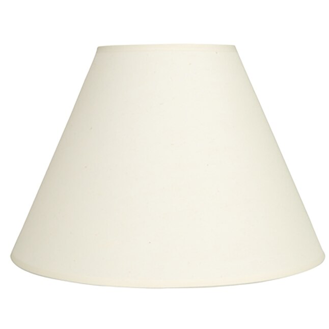allen + roth 10-in x 14-in Off White Fabric Bell Lamp Shade in the Lamp  Shades department at Lowes.com