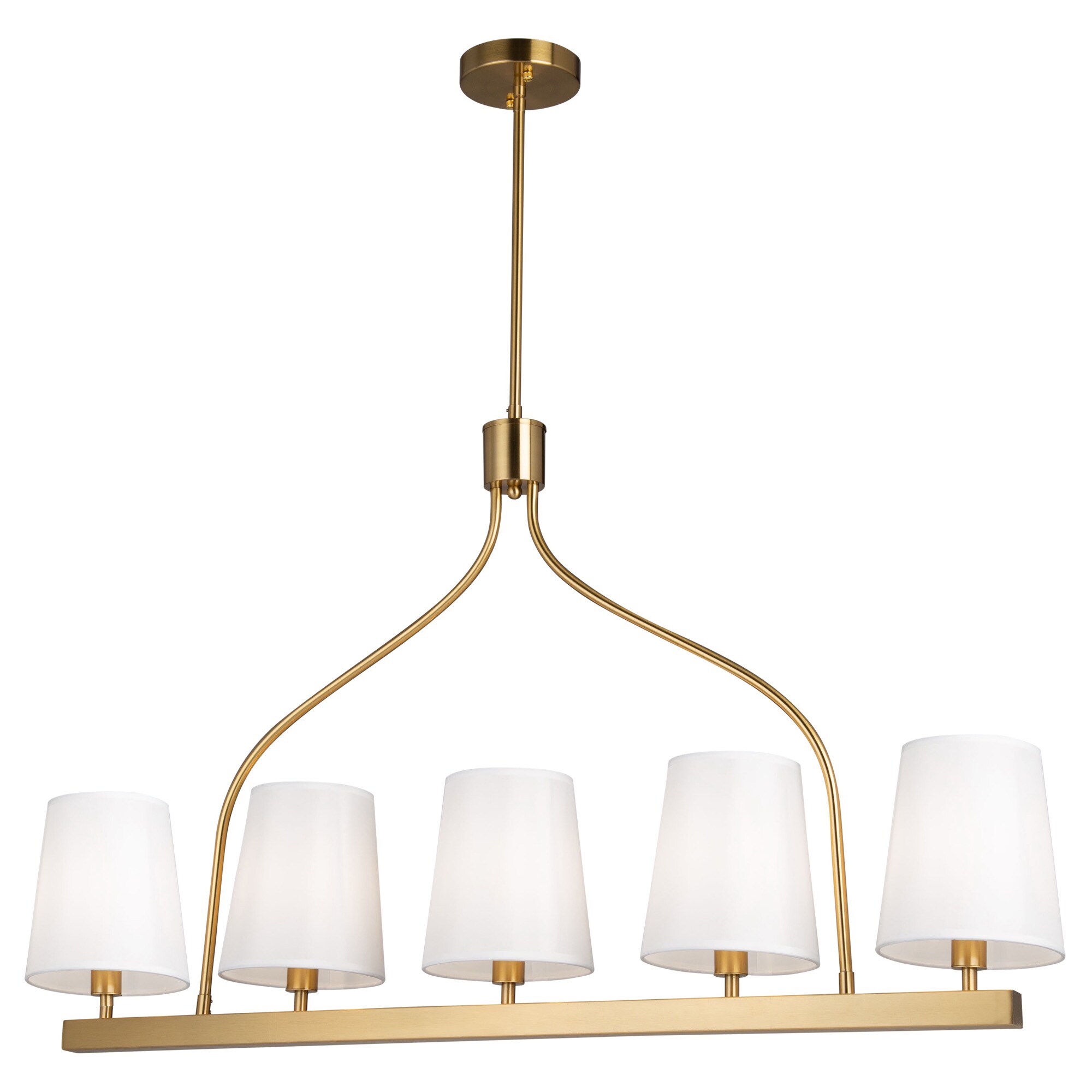ARTCRAFT SC13336BG Rhythm Brushed Gold LED Pool Table Lighting