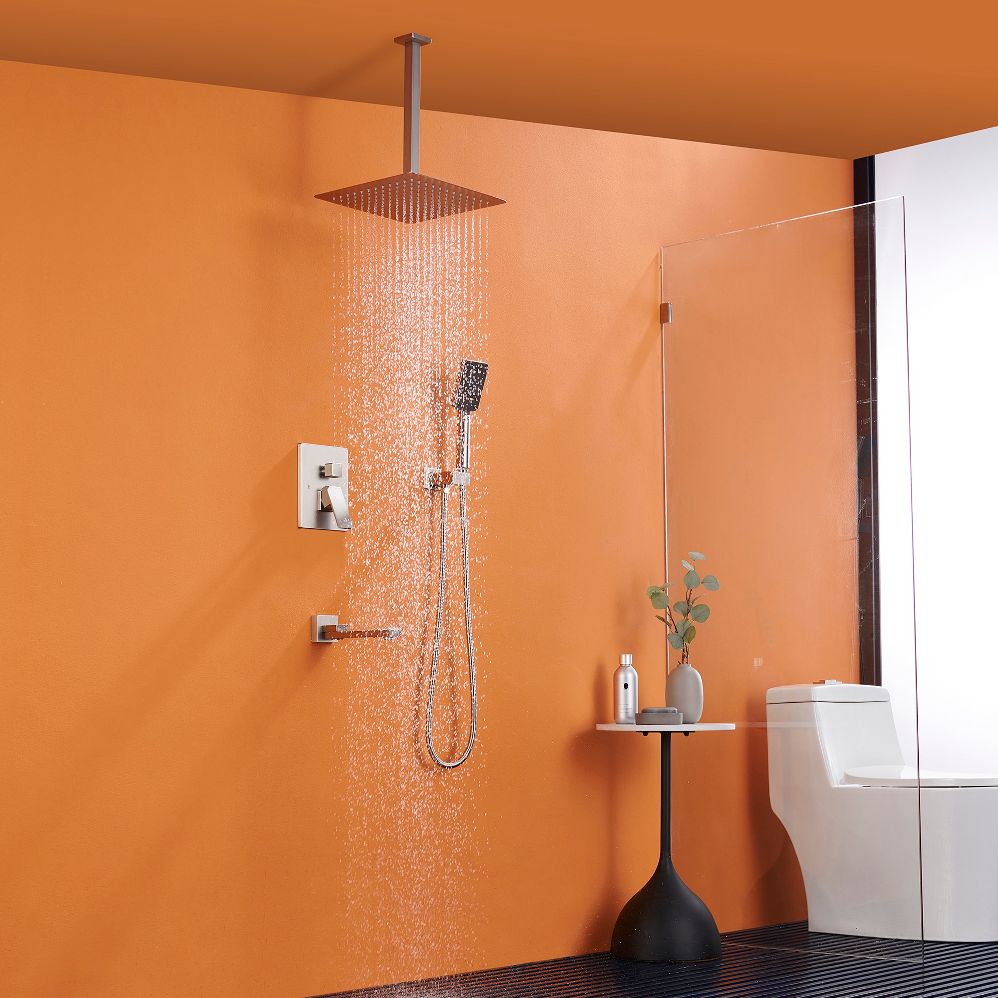 Clihome CL-024ORB-SL Showerhead-Bar-Panels - View #5