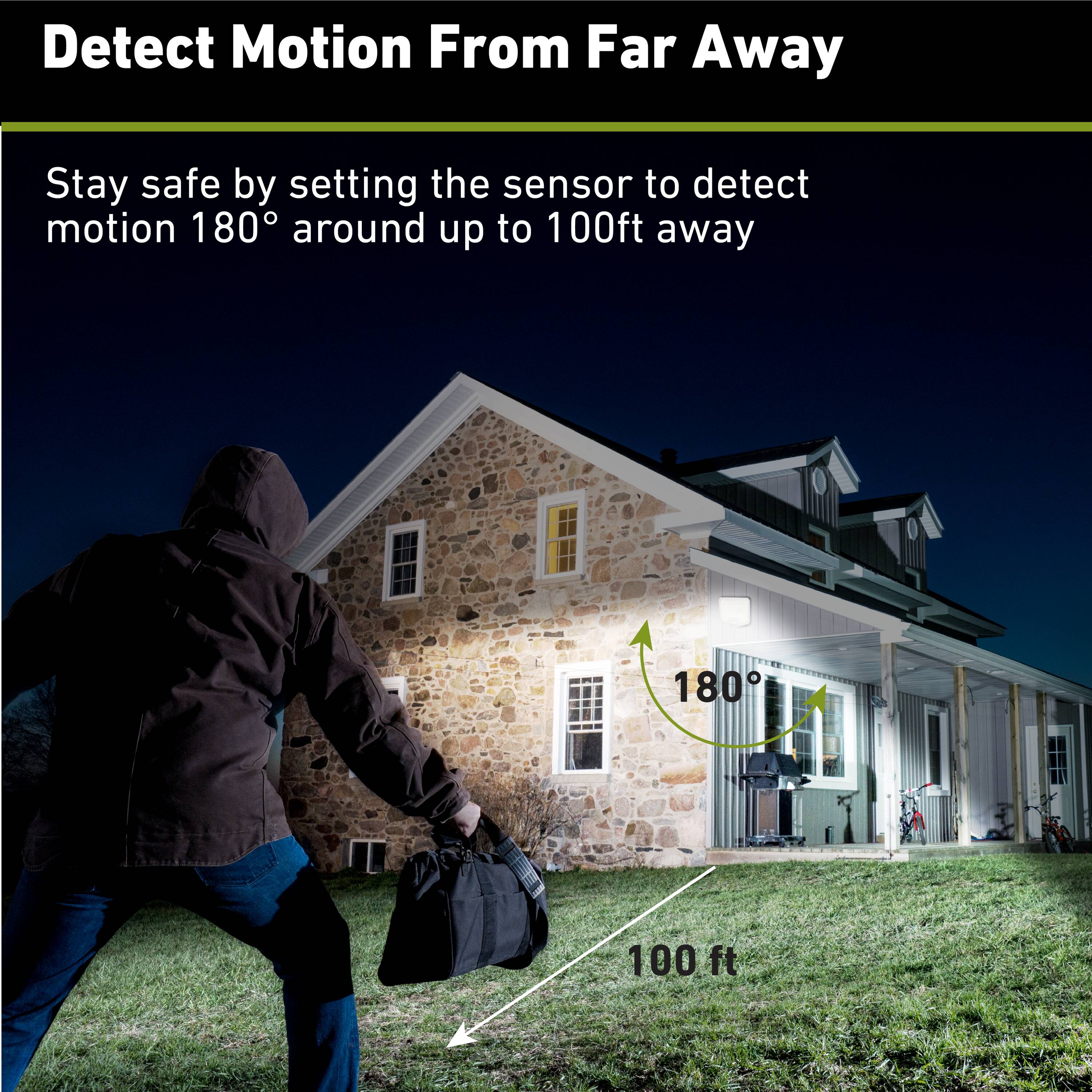 Good Earth Lighting SE1249-WH3-02LF7-G Motion-Activated-Floodlights - View #8