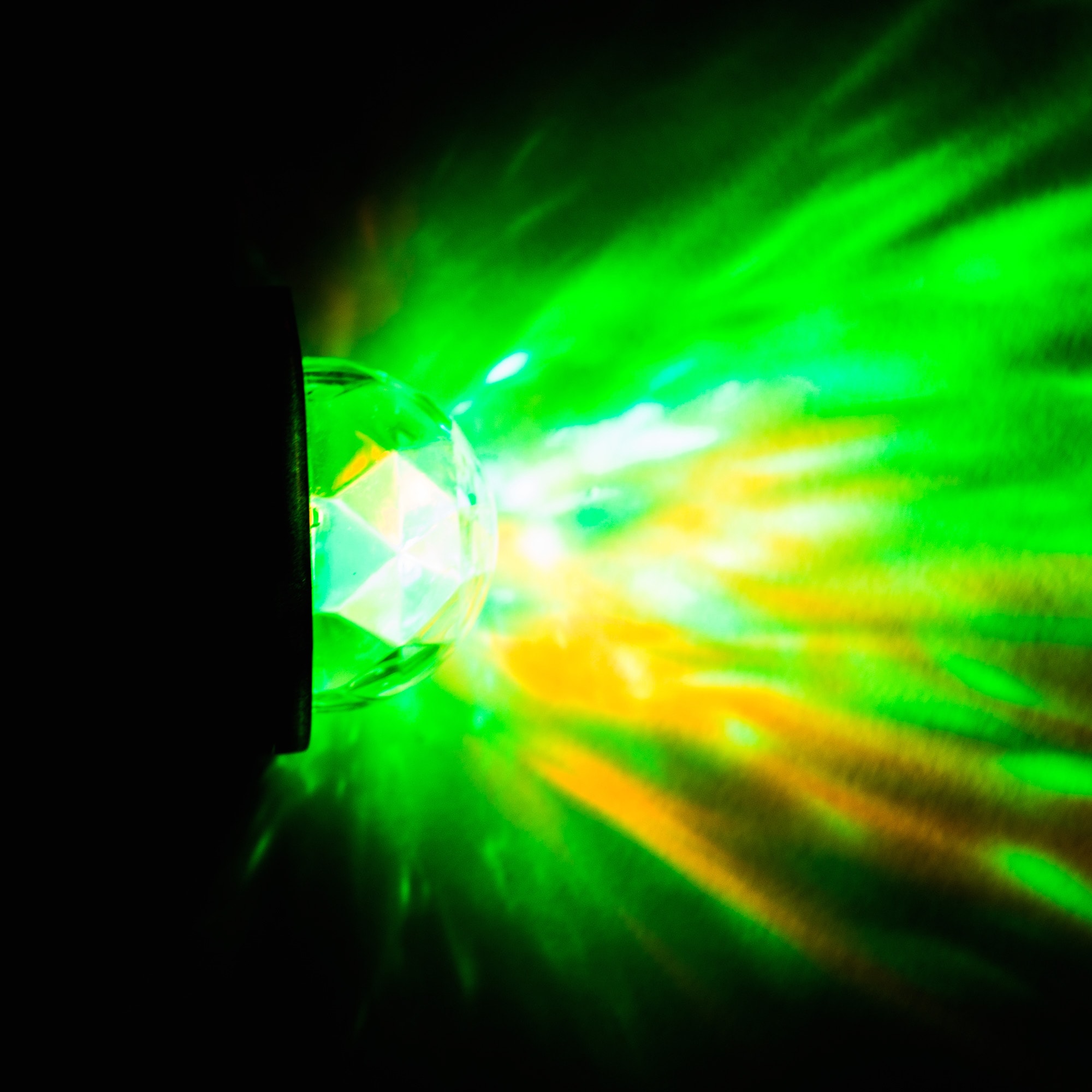 green fire and ice light