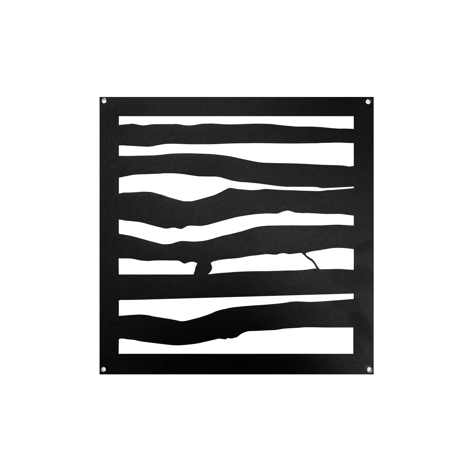 Nuvo Iron 11-in Black Powder Coated Satin Cast Aluminum Gate Insert For Wood Fence