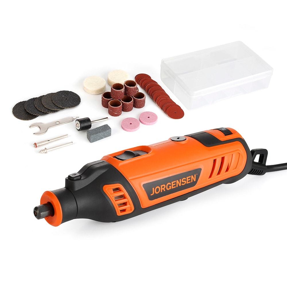 Jorgensen 160 Piece Rotary Tool Kit - Sanding Project Kit with