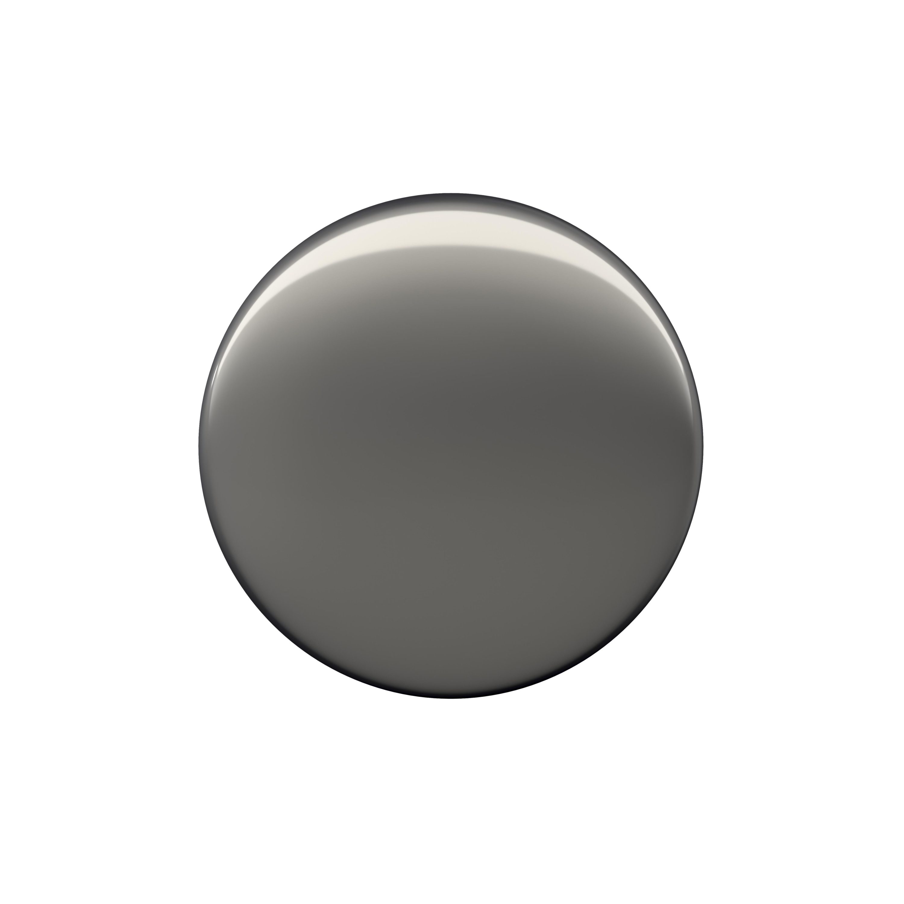 Polished Chrome Round 1-1/4 Inch Cabinet Knob