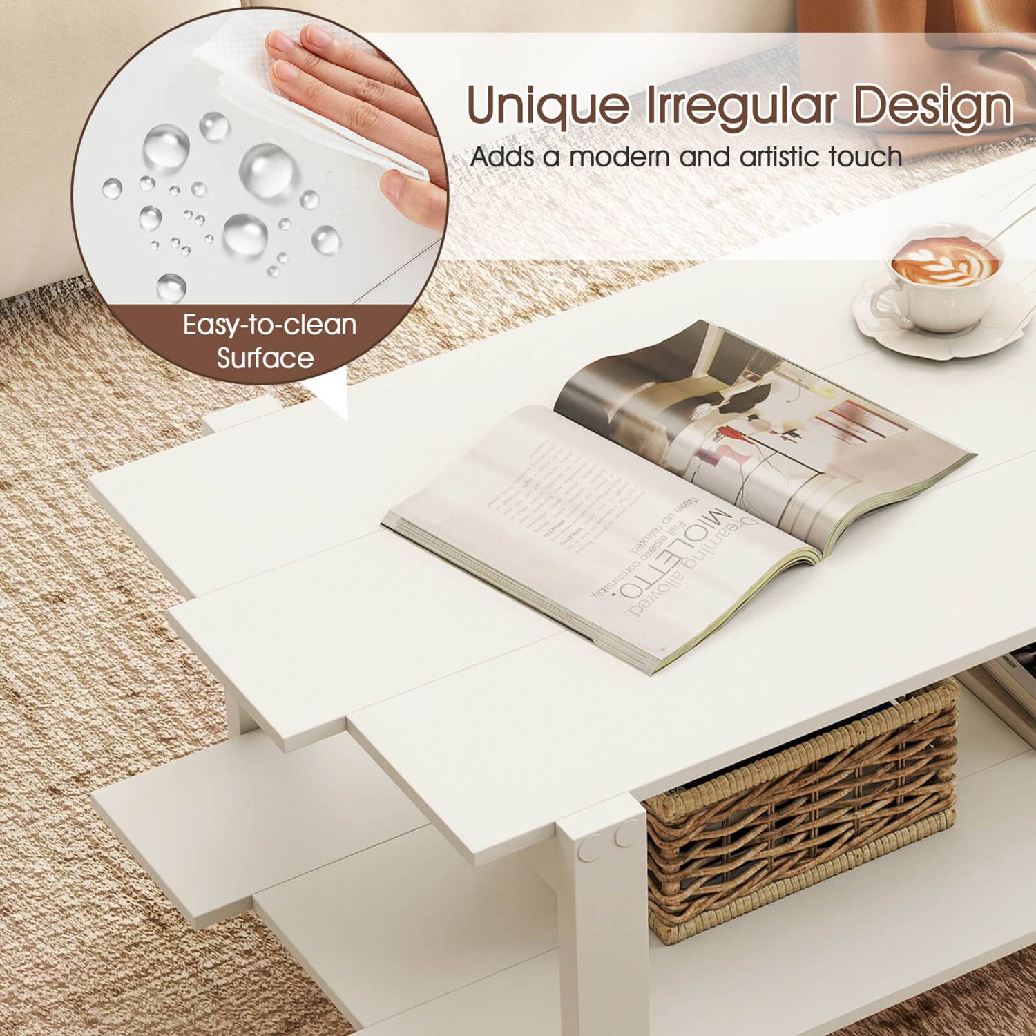 Costway CSHY003962 Coffee-Tables - View #8
