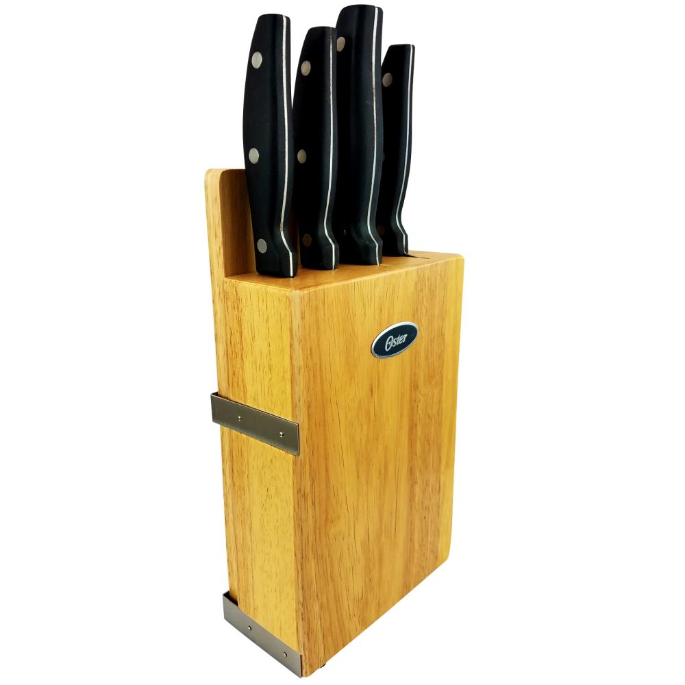 Oster Gunderson 2-Piece Black Stainless Steel Cutlery Set