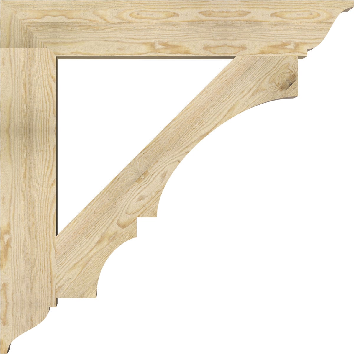 Ekena Millwork BKT06X38X38BOA01RDF Exterior-Brackets-Braces - View #3