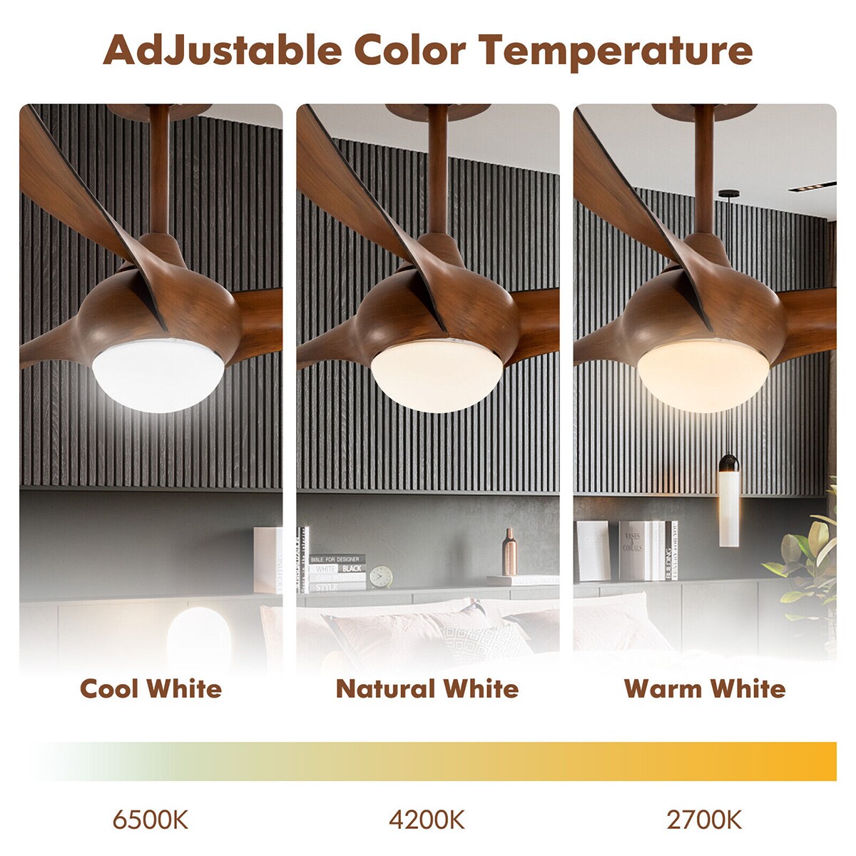 WELLFOR DFJ10132US-NA Ceiling-Fans - View #5