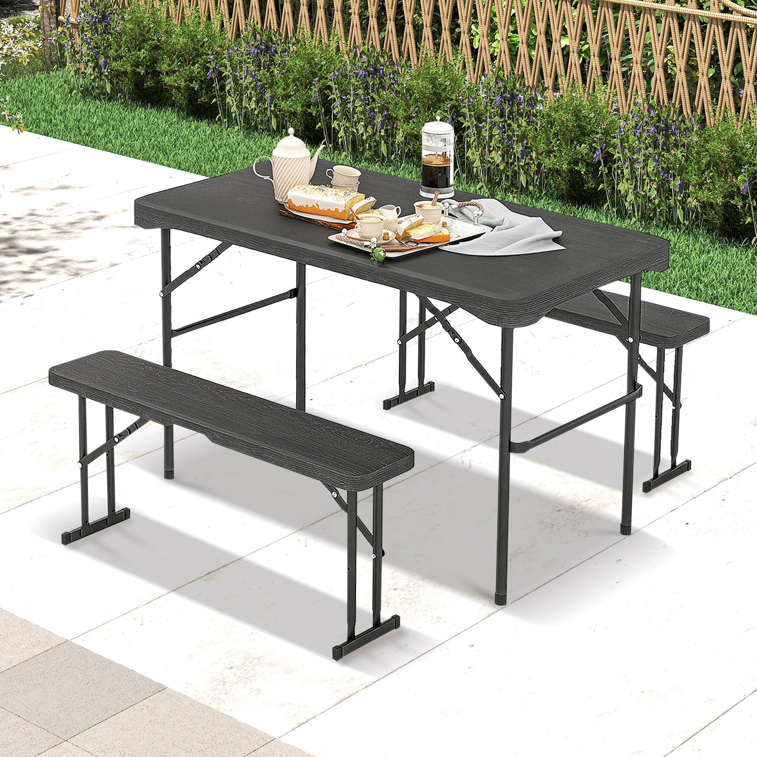LIVIZA TDS11837BK Picnic-Tables - View #3