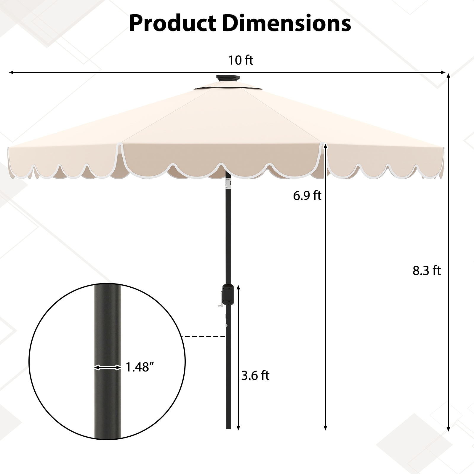 Forclover FBR-4273BE Umbrellas-2 - View #10