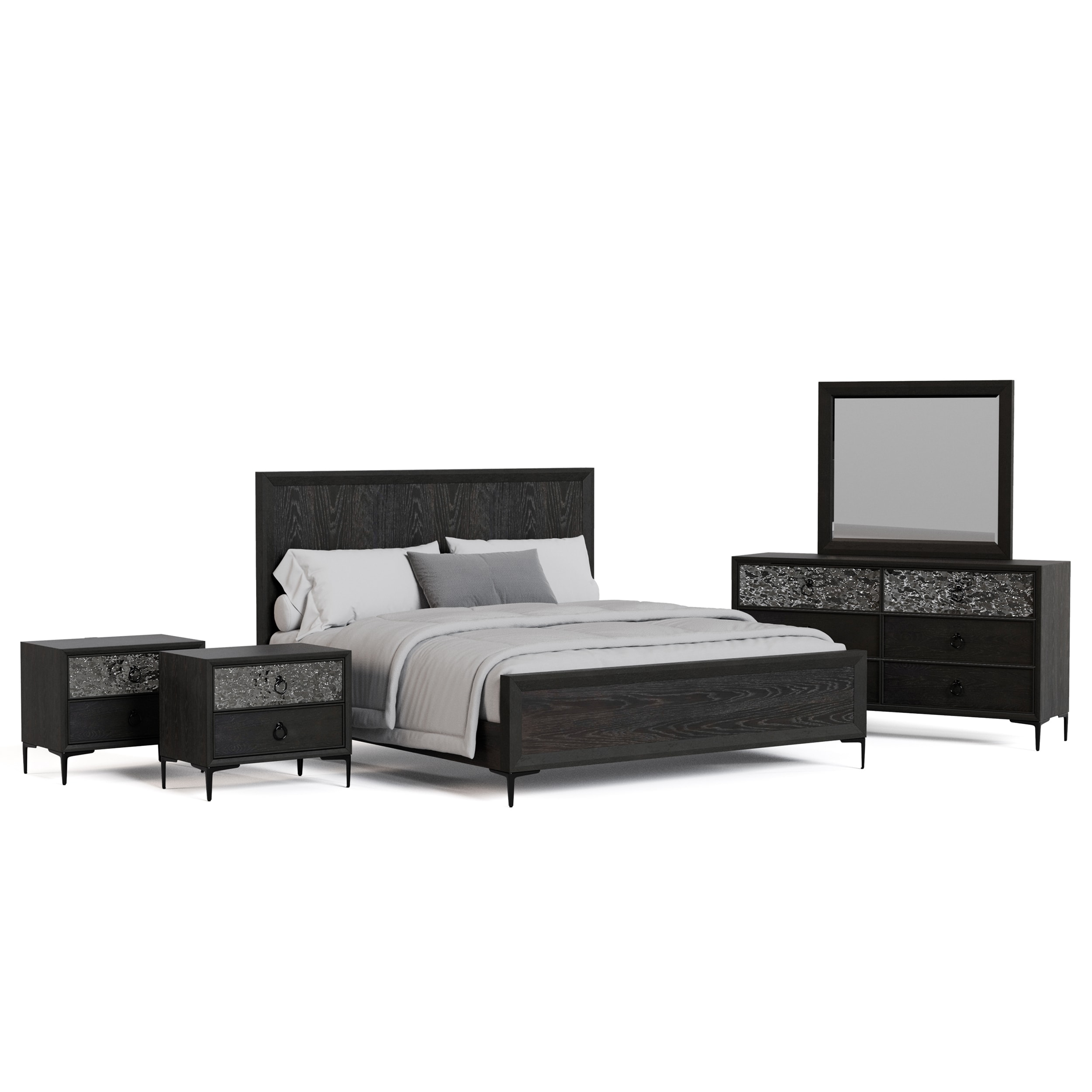 Furniture of America IDF-79008ESQNDM Bedroom-Sets - View #2