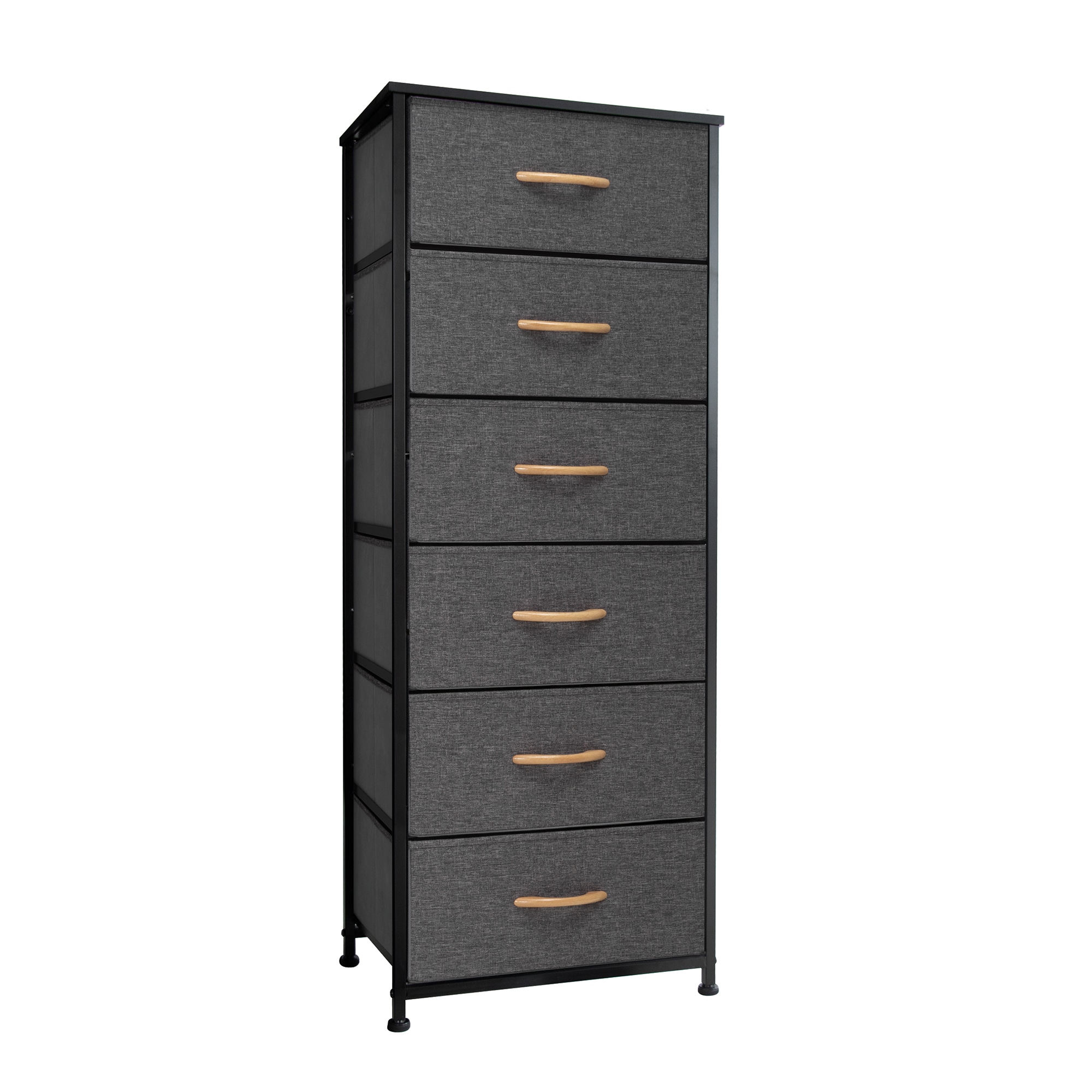 Basics Fabric 3-Drawer Storage Organizer Unit for Closet Bronze