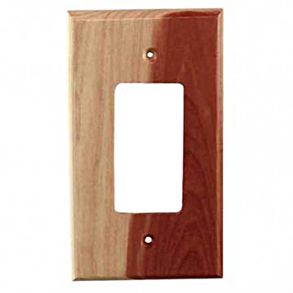 Sierra Lifestyles 682264 1 -Gang Specialty Size Tennessee Aeromatic Cedar Wood Indoor Wall Plate