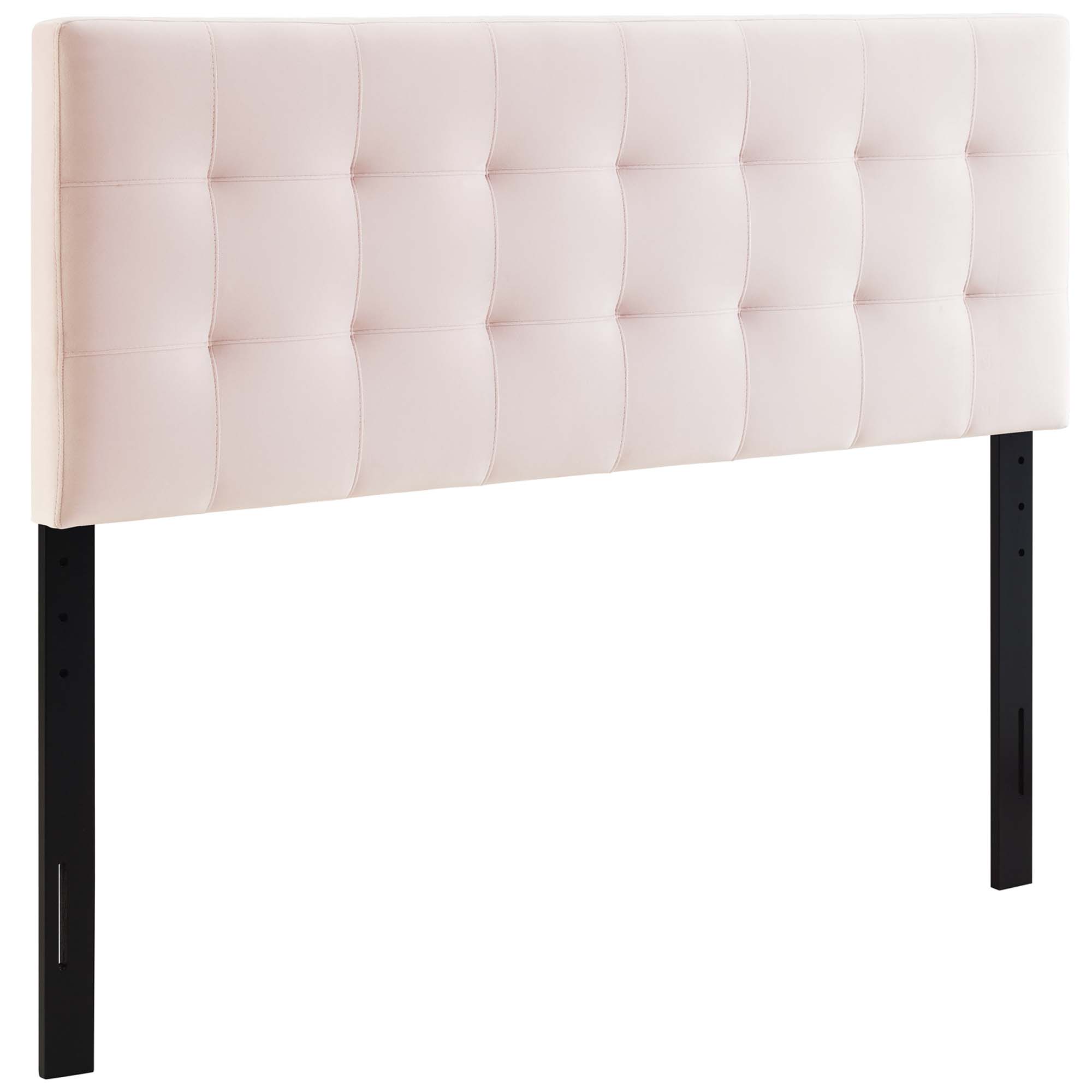  Lily Biscuit Tufted Performance Velvet Full Headboard in Pink