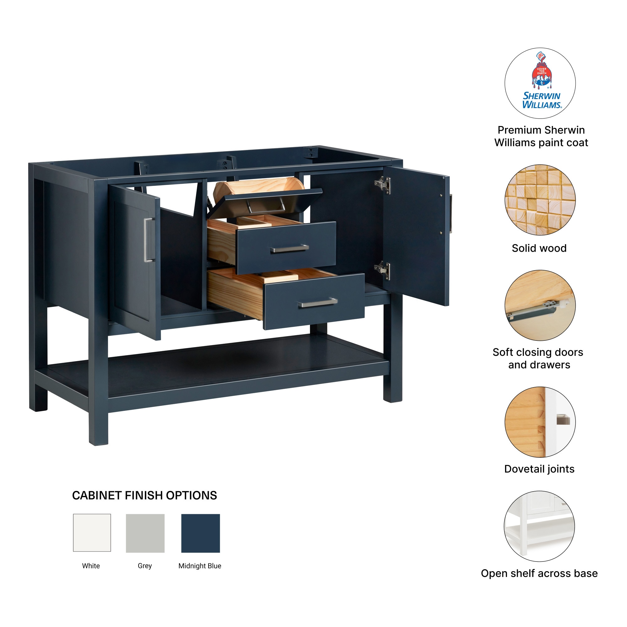 ARIEL R048S-BC-MNB vanities - View #3