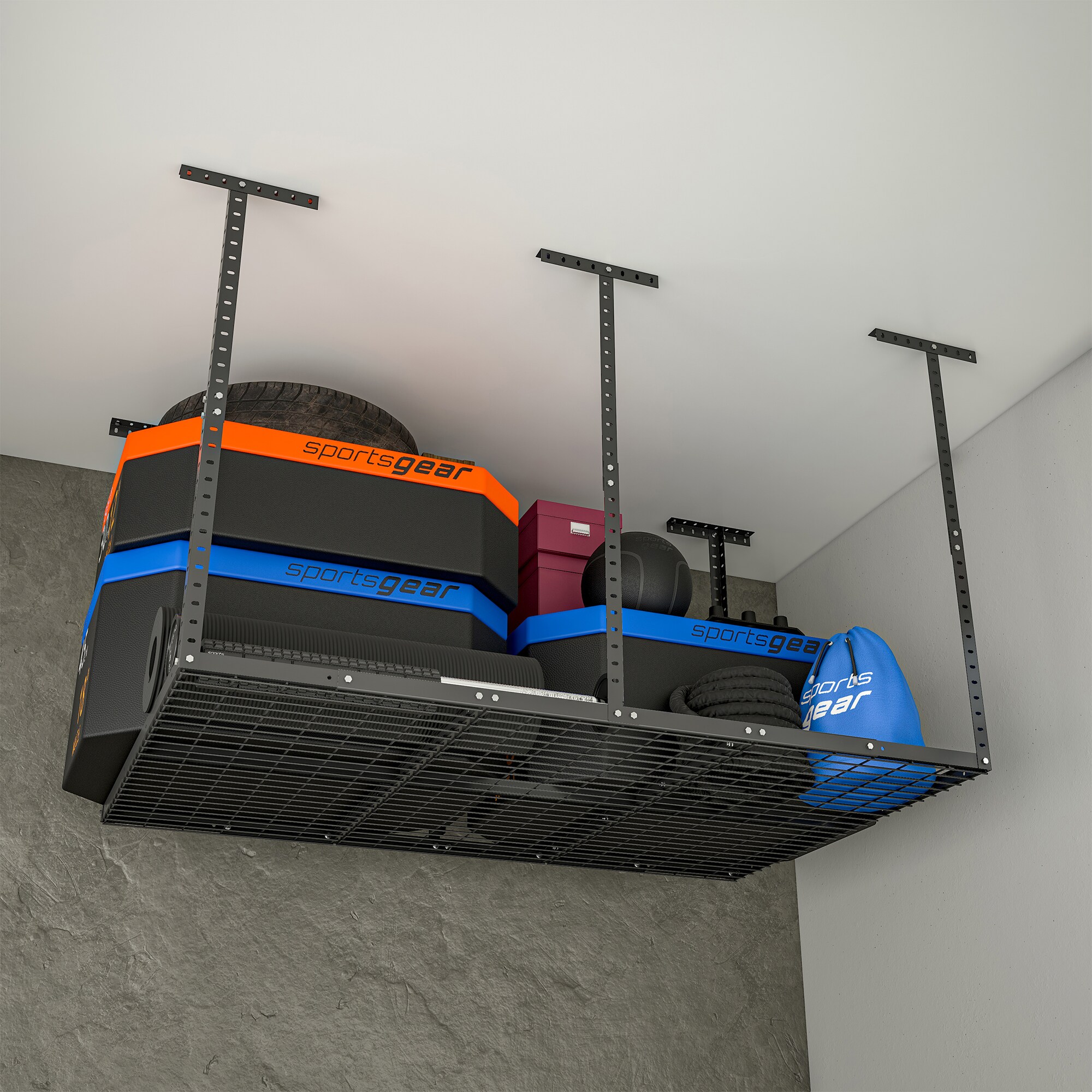 Kahomvis CX-QPW1-139 Overhead-Garage-Storage - View #2