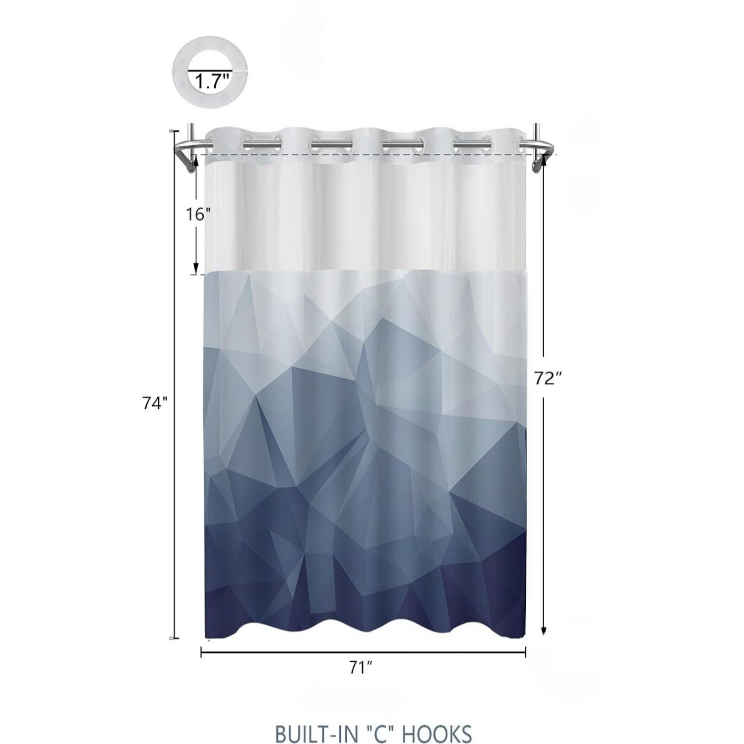 Sggvecsy 2247033707119 Shower-Curtains-Liners - View #2