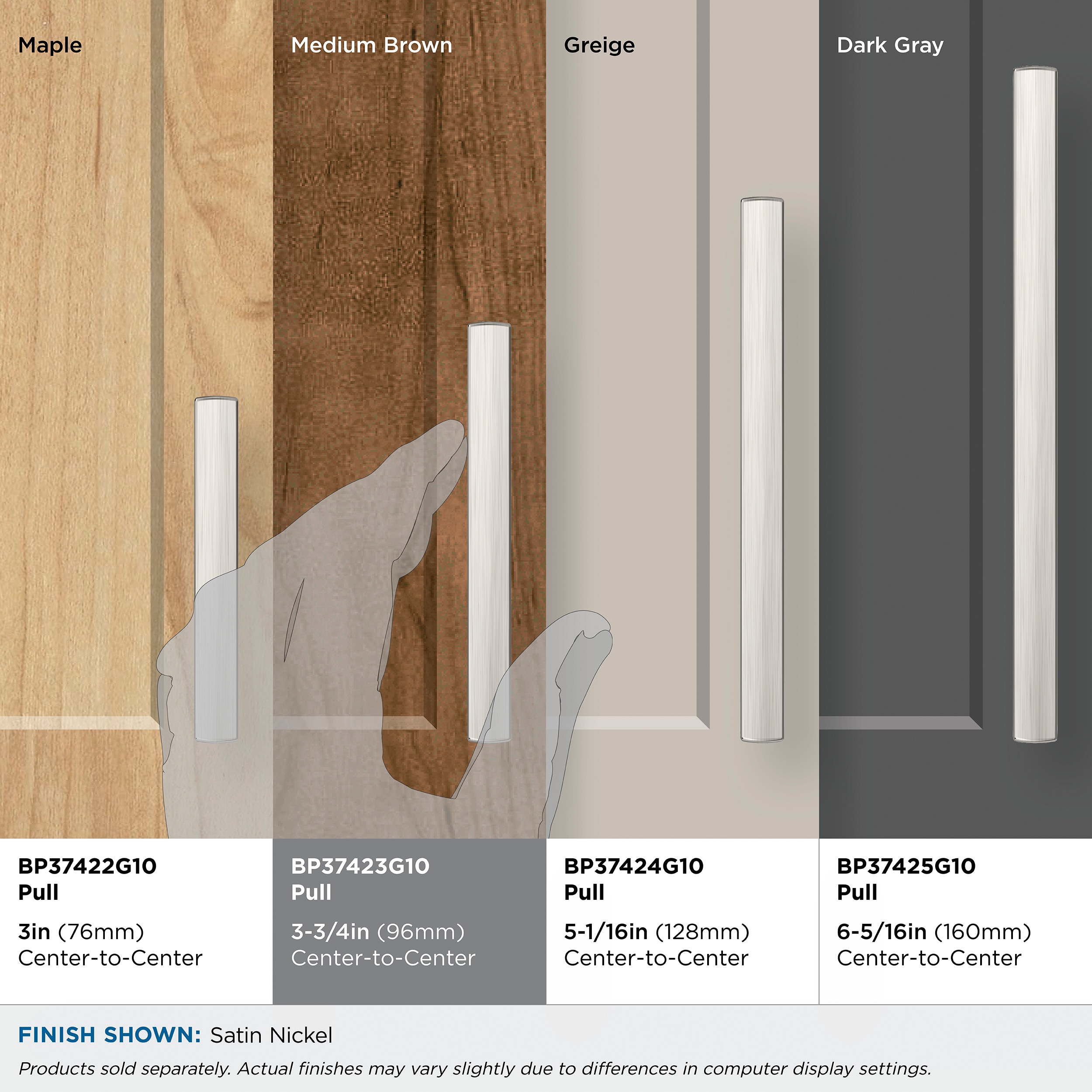 Amerock BP37423G10 Cabinet-Pulls - View #8