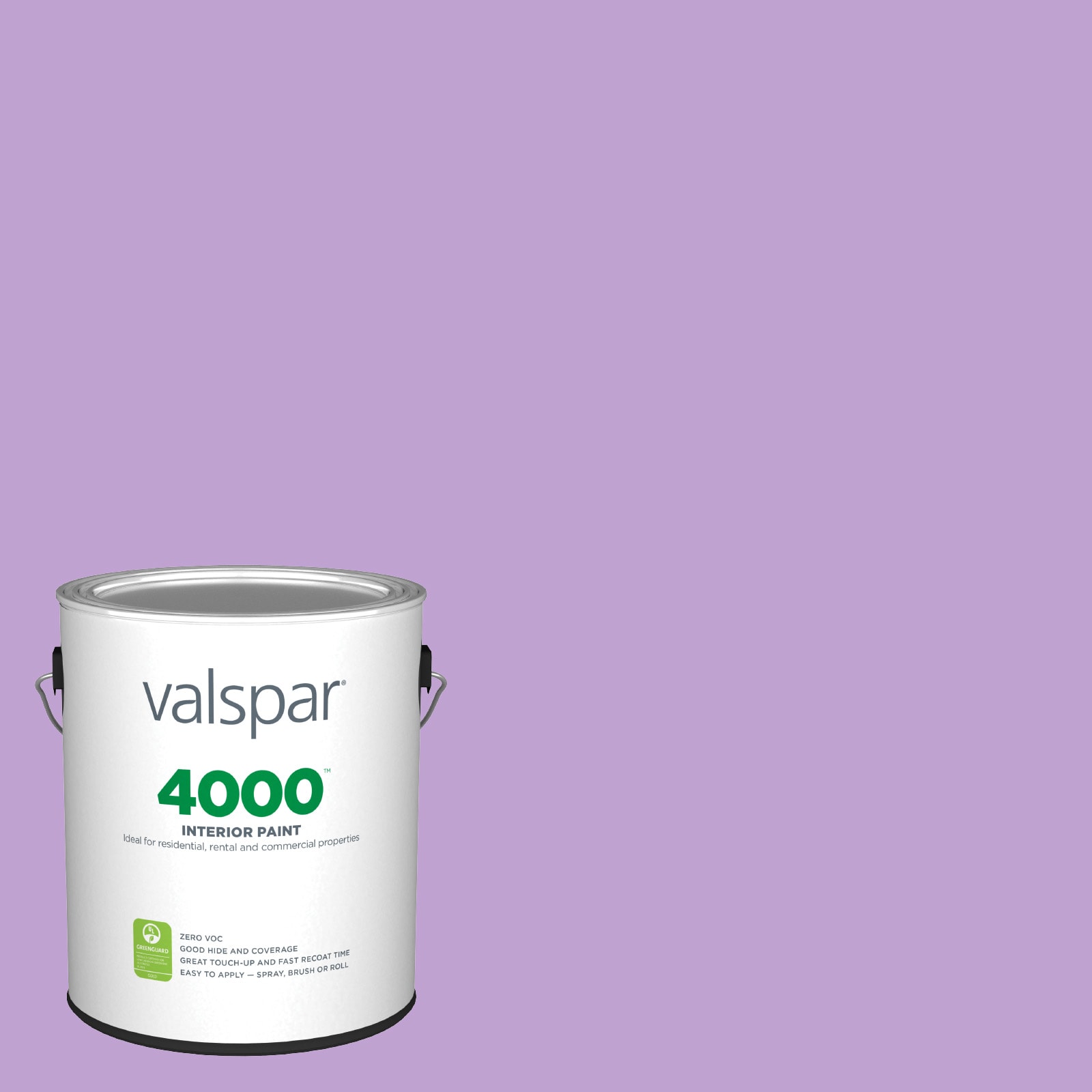 Valspar 4002-10A-407290 4000 Semi-gloss Purple Gala 4002-10A Latex Interior Paint ( 1-gallon )