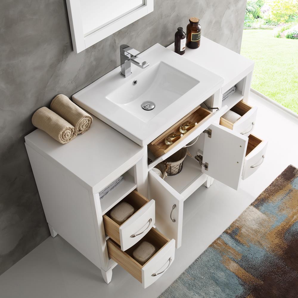 Fresca FVN21-122412WH Bath-Vanity-Combo - View #4