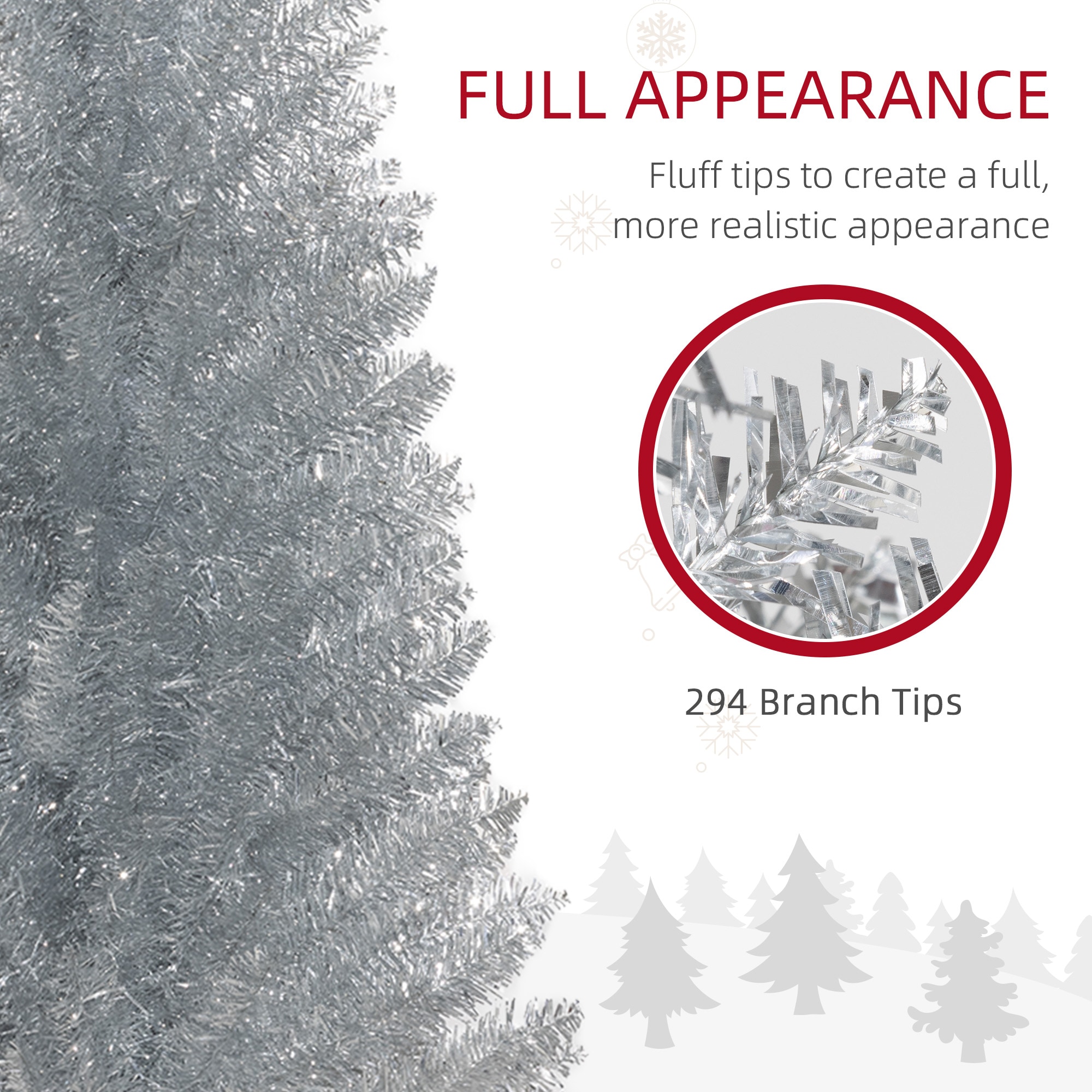 AAZJ NBC-CM64206UL Artificial-Christmas-Trees - View #4