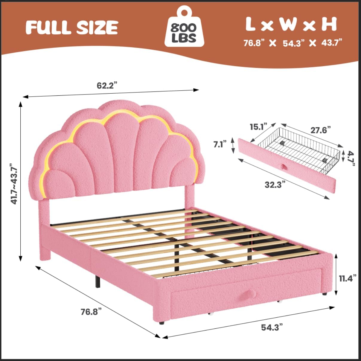 GarveeLife CFICYWXHG983H0 Toddler-Beds - View #2