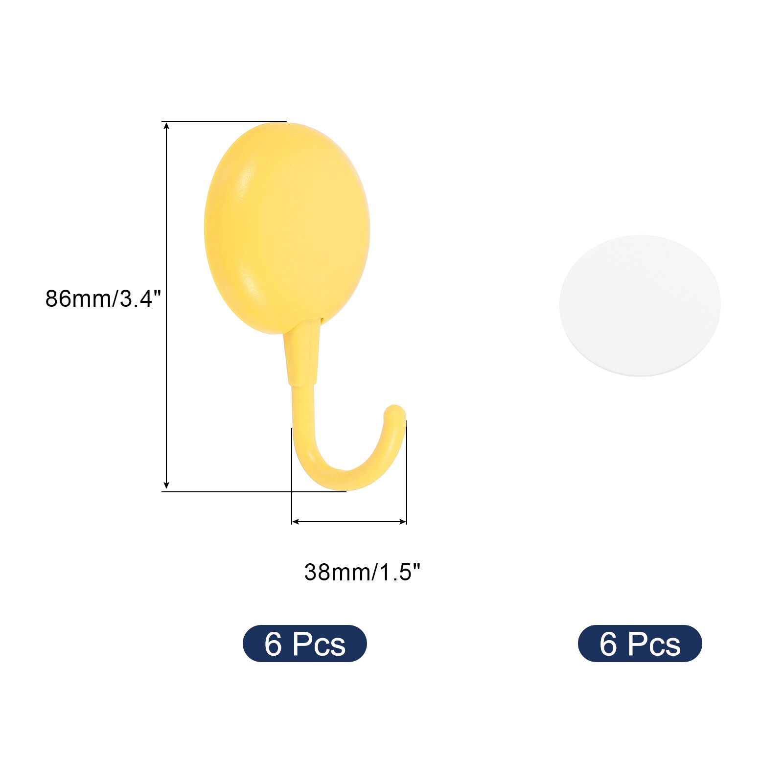 Unique Bargains S25093001UX3403 Robe-Hooks - View #2