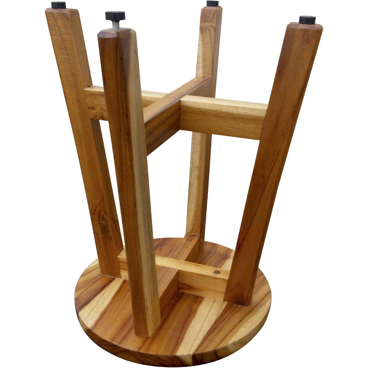HomeRoots Natural Brown 18-in H Small Bar Stool in the Bar Stools