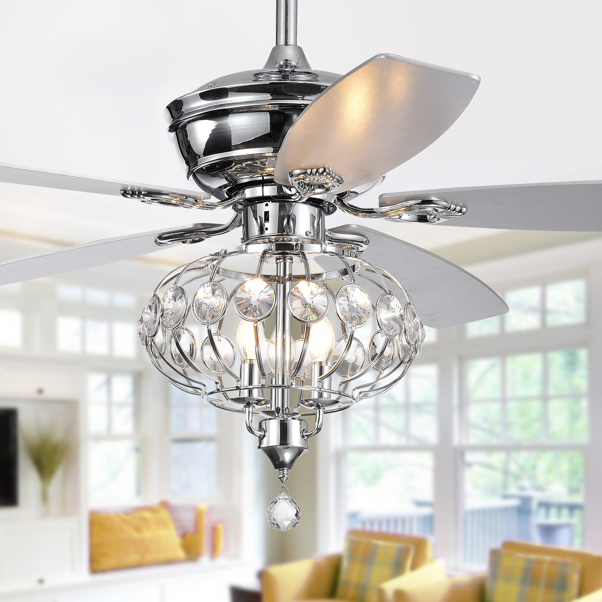 Home Accessories Inc CFL-8391REMO/CH Ceiling-Fans - View #3