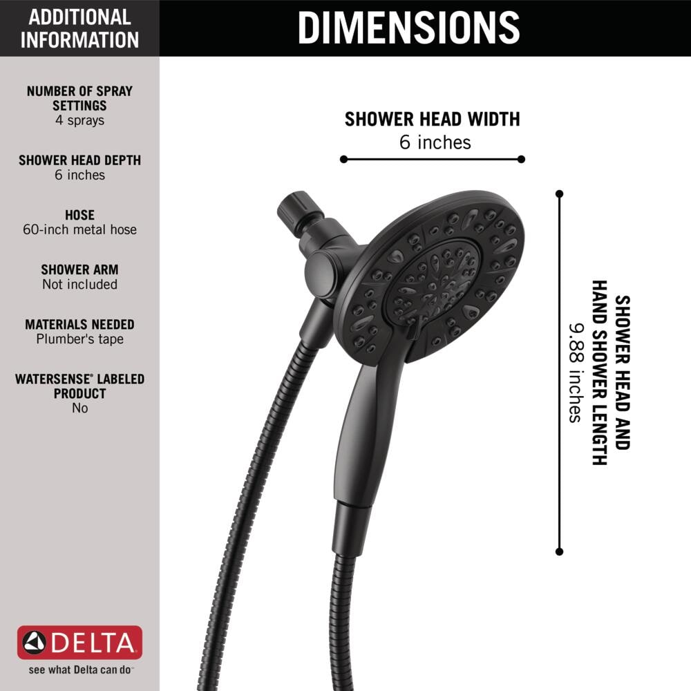Delta 75490BL Fixed-Showerhead - View #4