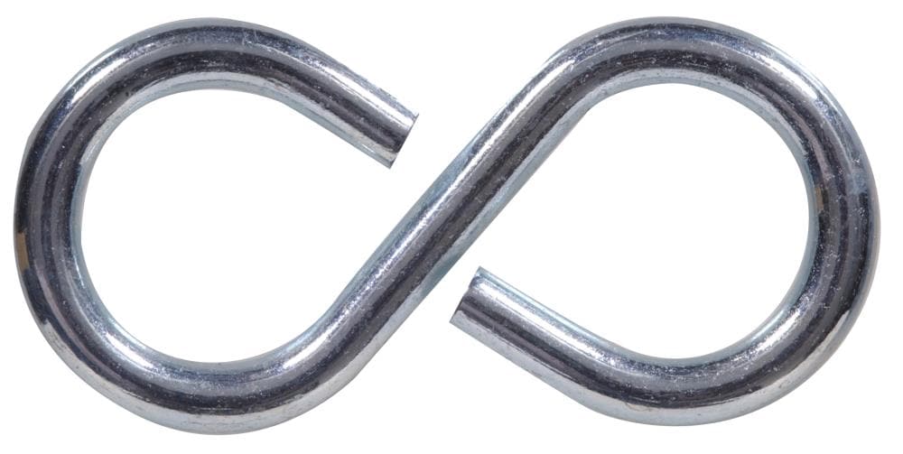 Hillman 0.25-in Zinc-plated Steel S-hook in the Hooks department