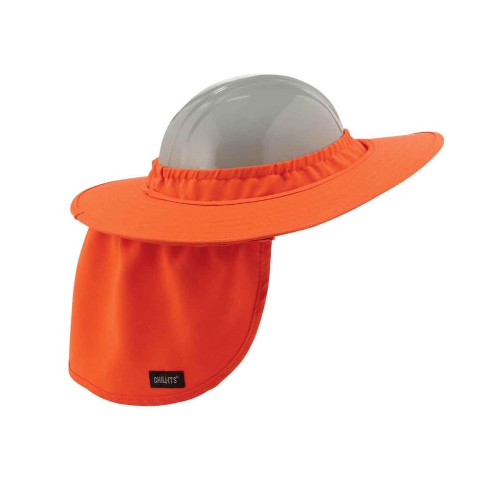 Ergodyne Orange Chill-Its 6660 Hard Hat Brim with Shade