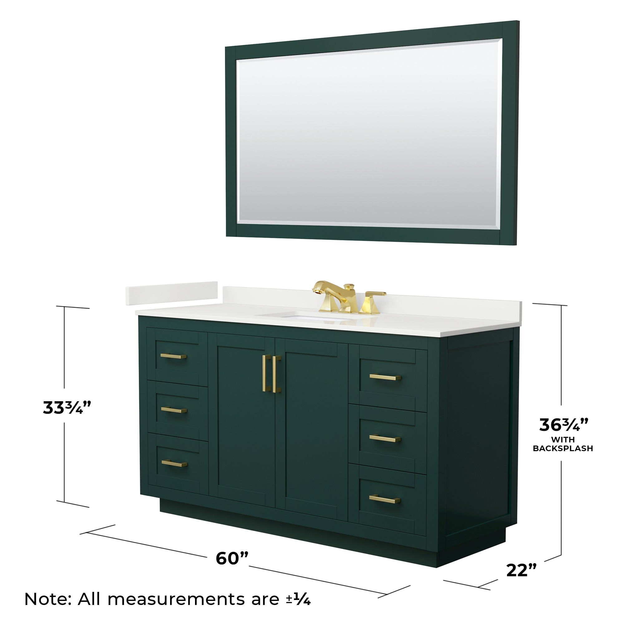 Wyndham Collection WCF292960SGDWQUS3M58 Bath-Vanity-Combo - View #6