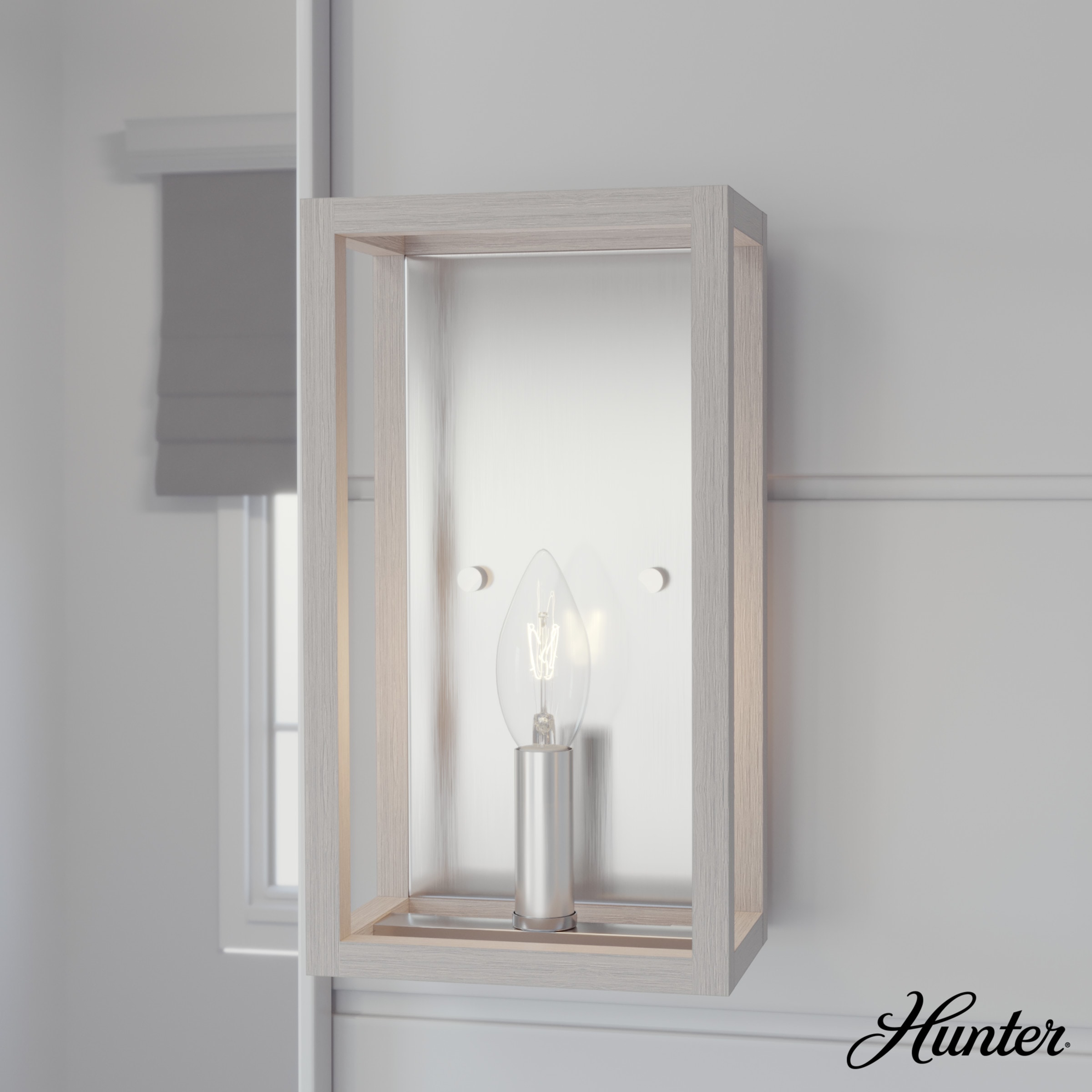 Elegant Brushed Nickel Dimmable Wall Sconce, Direct & Plug-In Electric