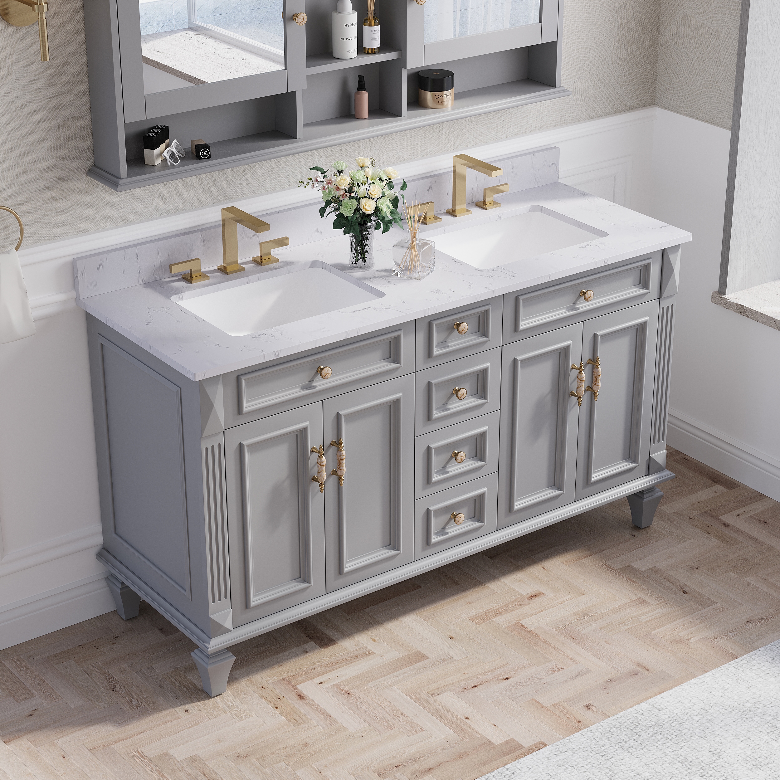 Forclover MF01-60TG Bath-Vanity-Combo - View #9