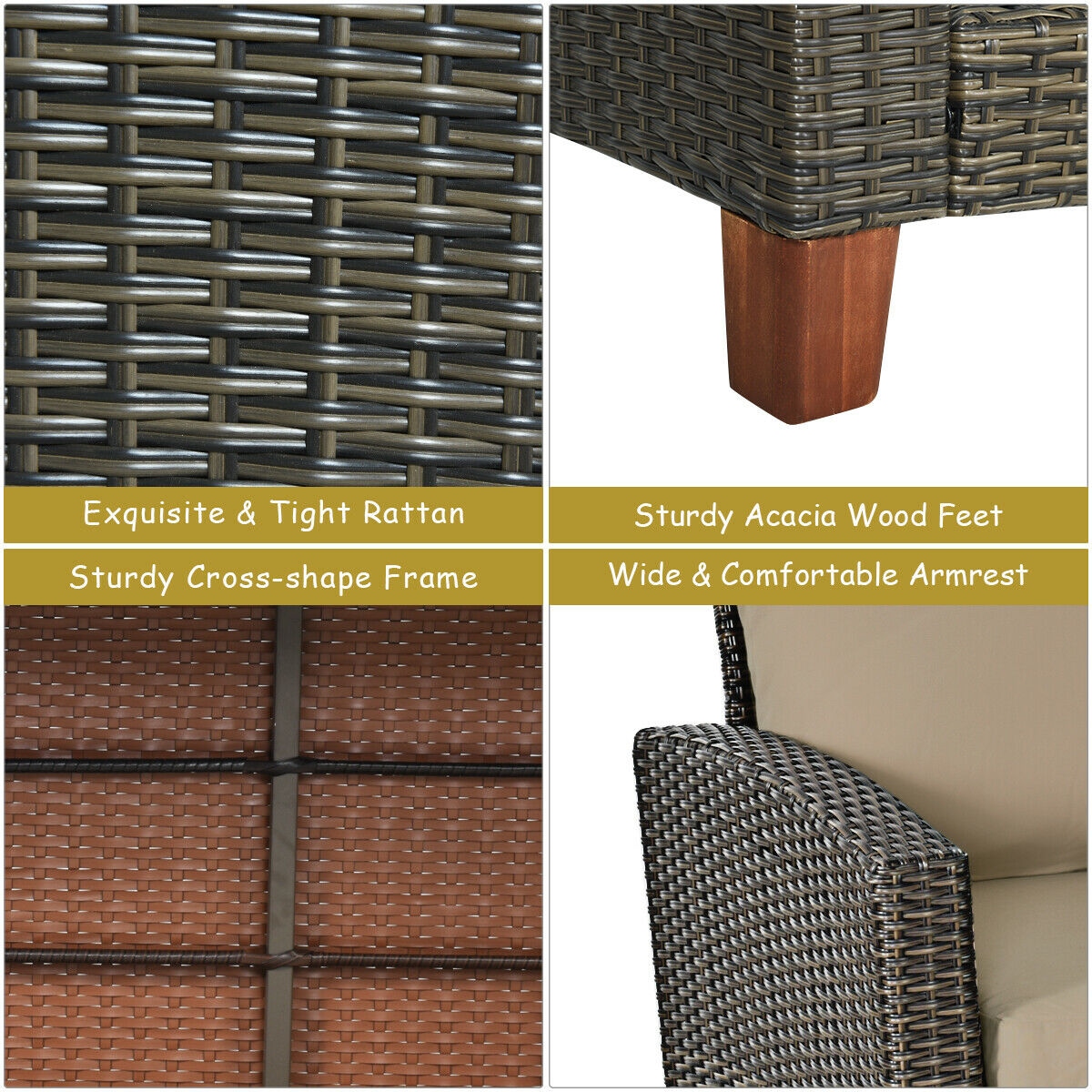 Forclover HBV-W665ABN Patio-Conversation-Sets - View #7