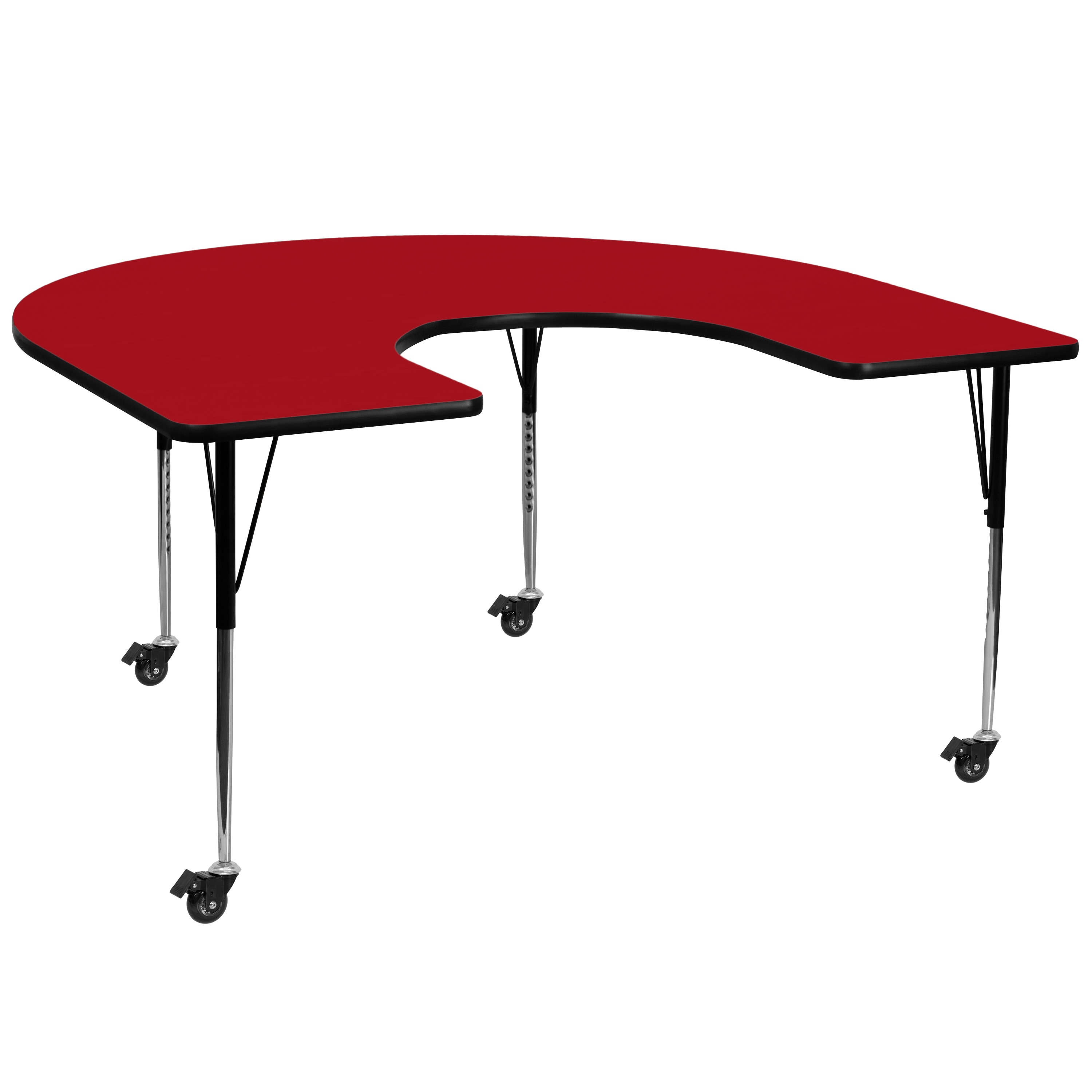 Flash Furniture 847254081856 Wren Red Half-round Kid's Play Table